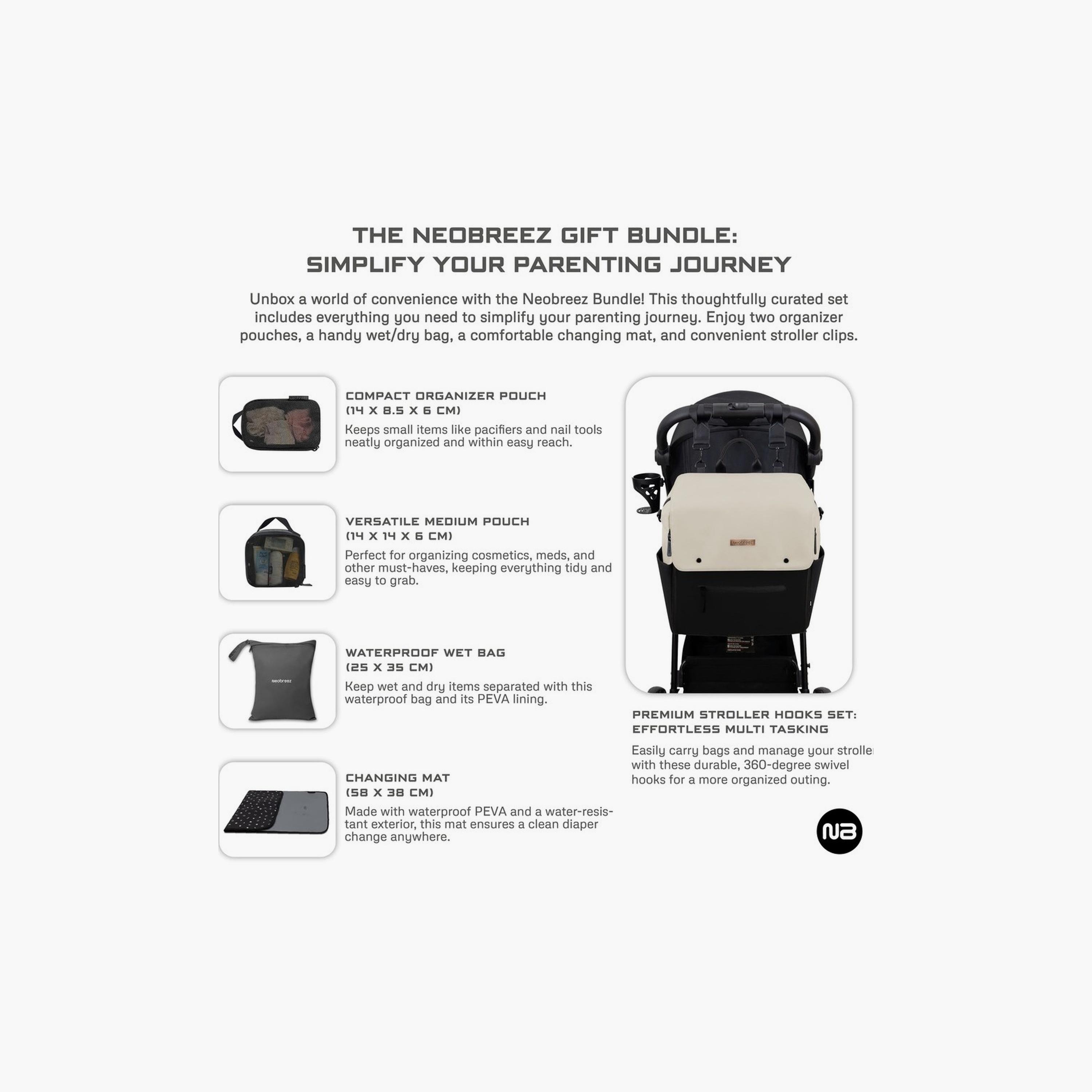 Neobreez Nixe Baby Diaper Changing Bag With Changing Mat-baby-diapering-diaperbags-image-10