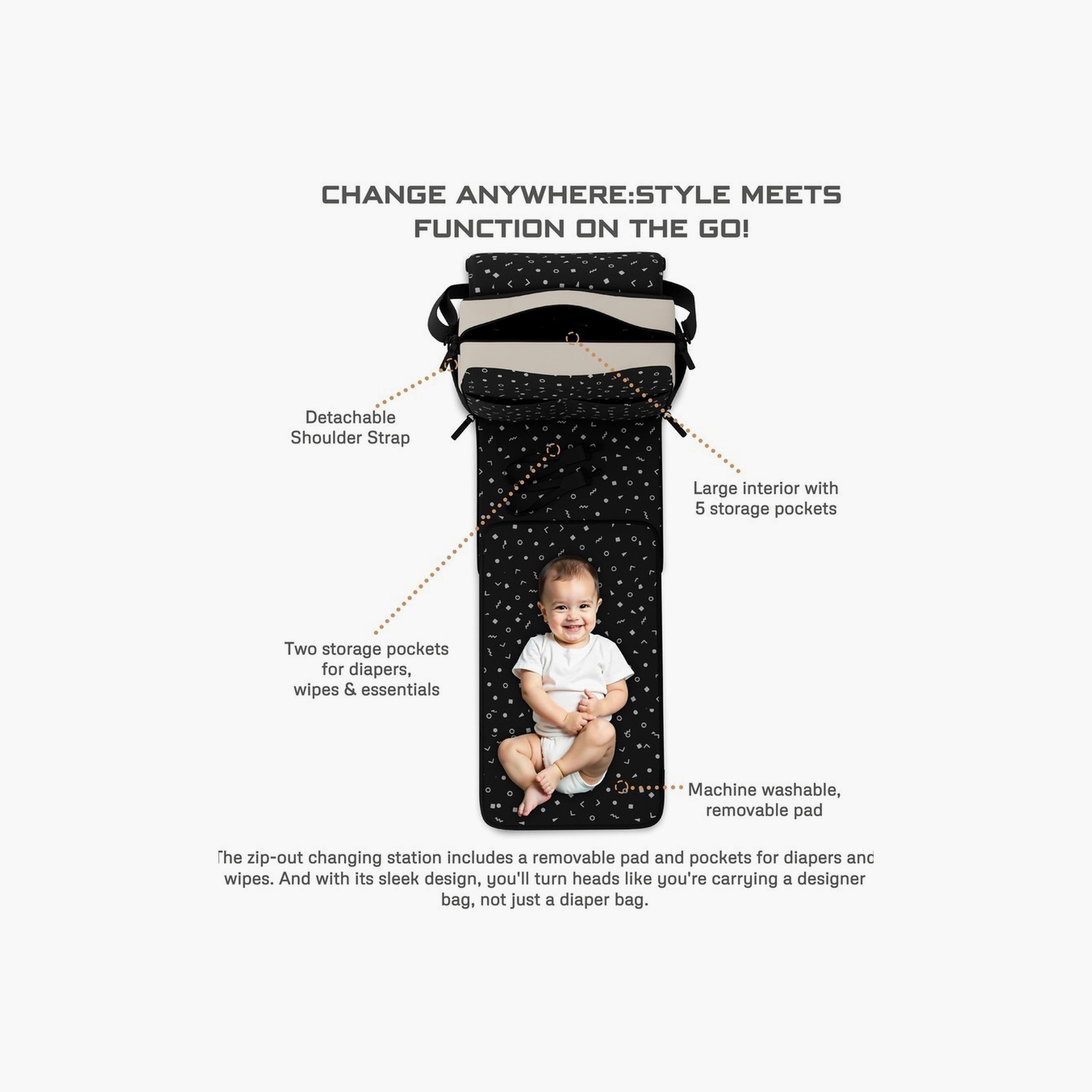 Neobreez Nixe Baby Diaper Changing Bag With Changing Mat-baby-diapering-diaperbags-image-11