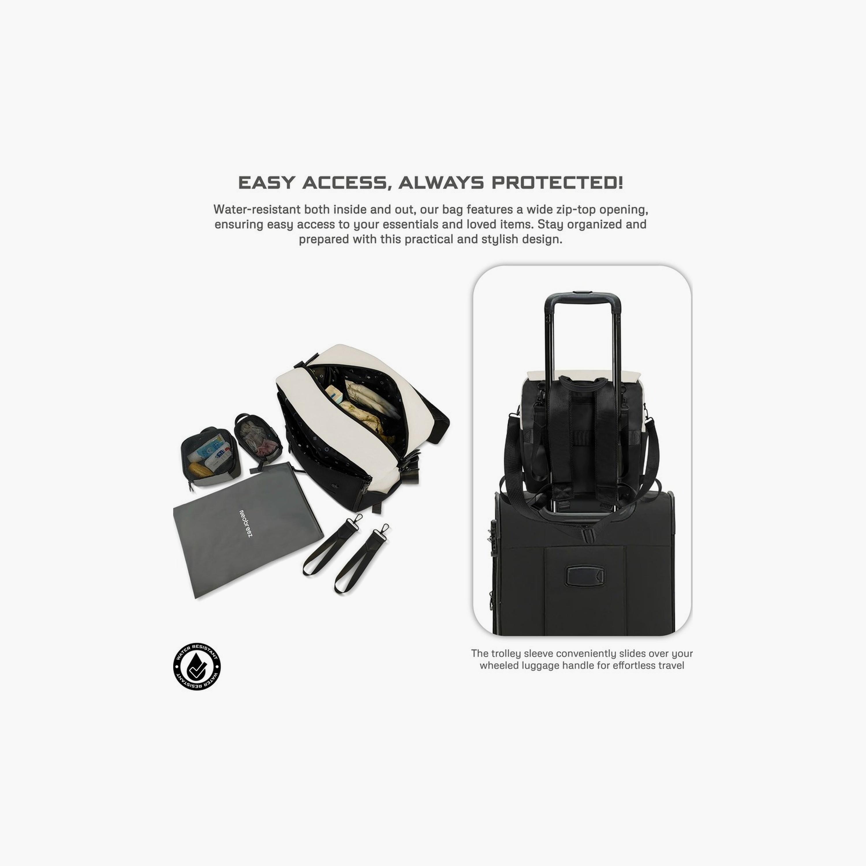 Neobreez Nixe Baby Diaper Changing Bag With Changing Mat-baby-diapering-diaperbags-image-3