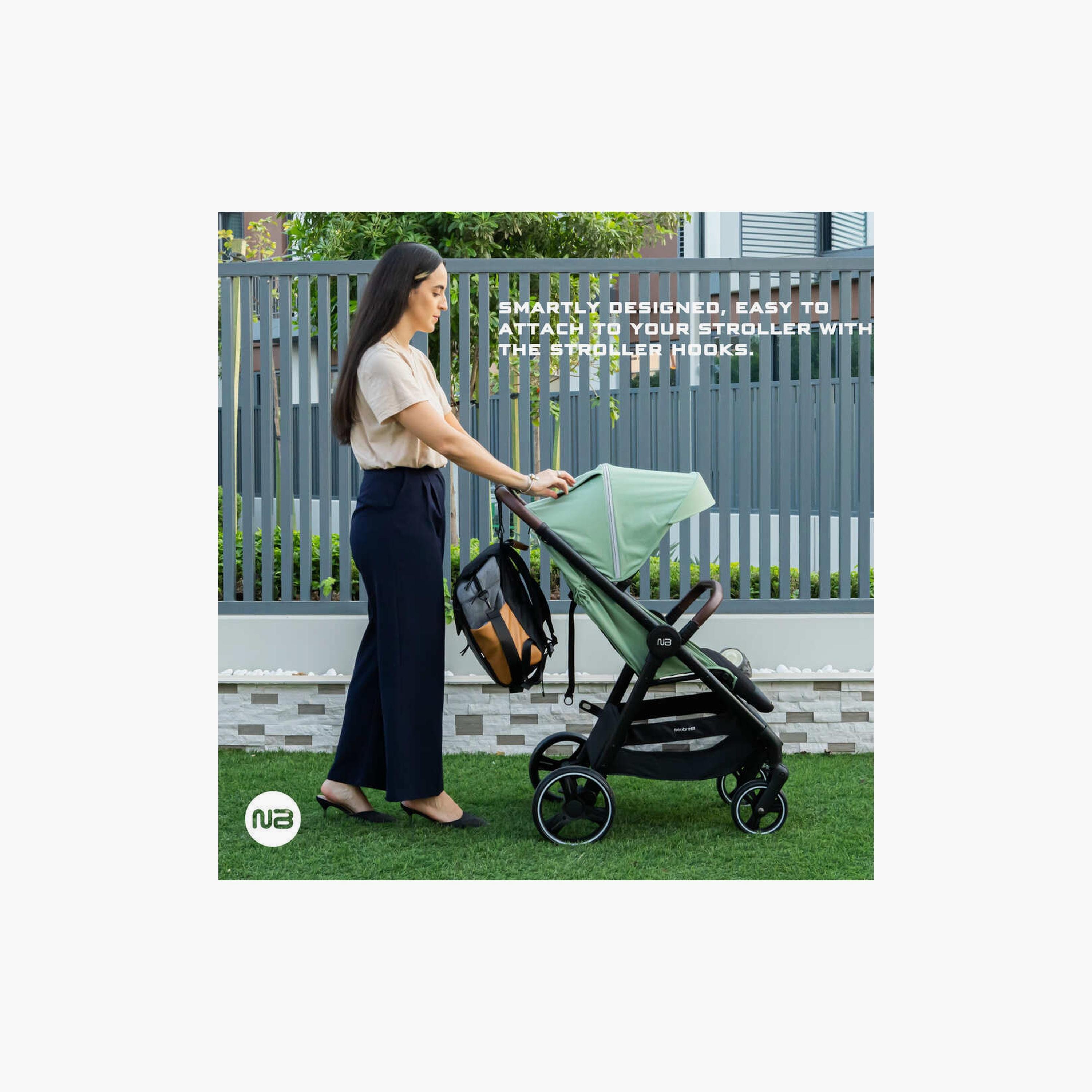Neobreez Nixe Baby Diaper Changing Bag With Changing Mat-baby-diapering-diaperbags-image-4