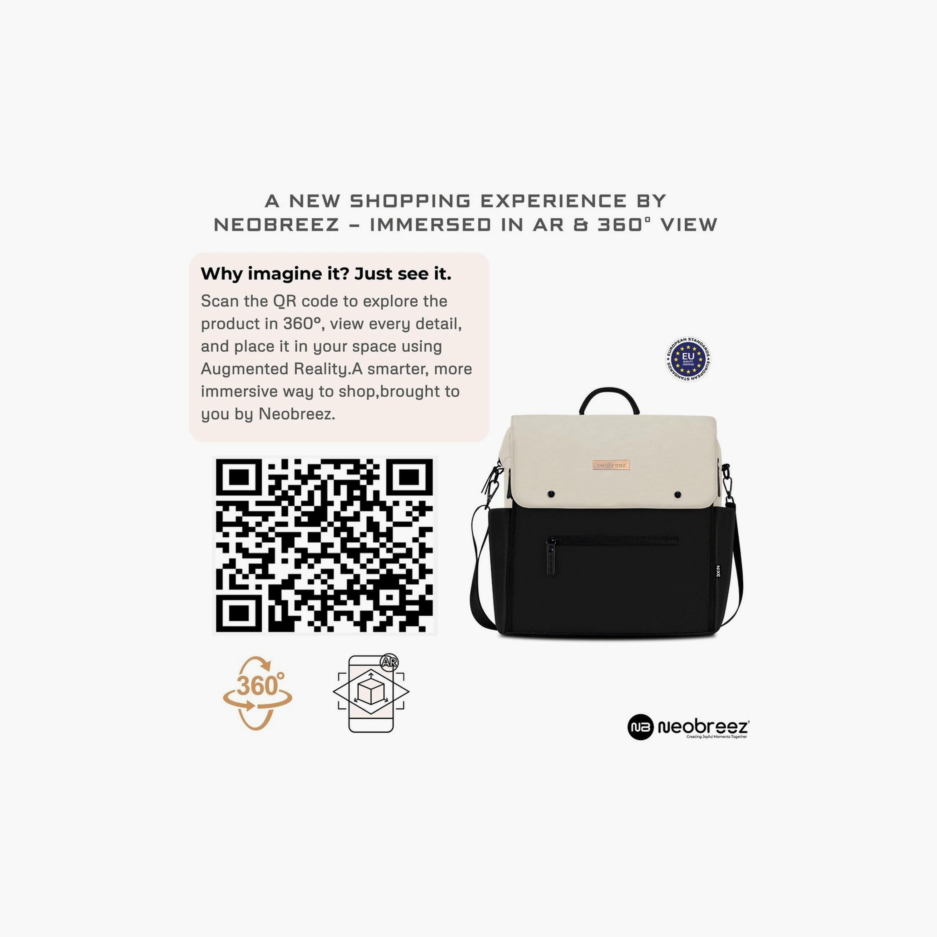Neobreez Nixe Baby Diaper Changing Bag With Changing Mat-baby-diapering-diaperbags-image-5