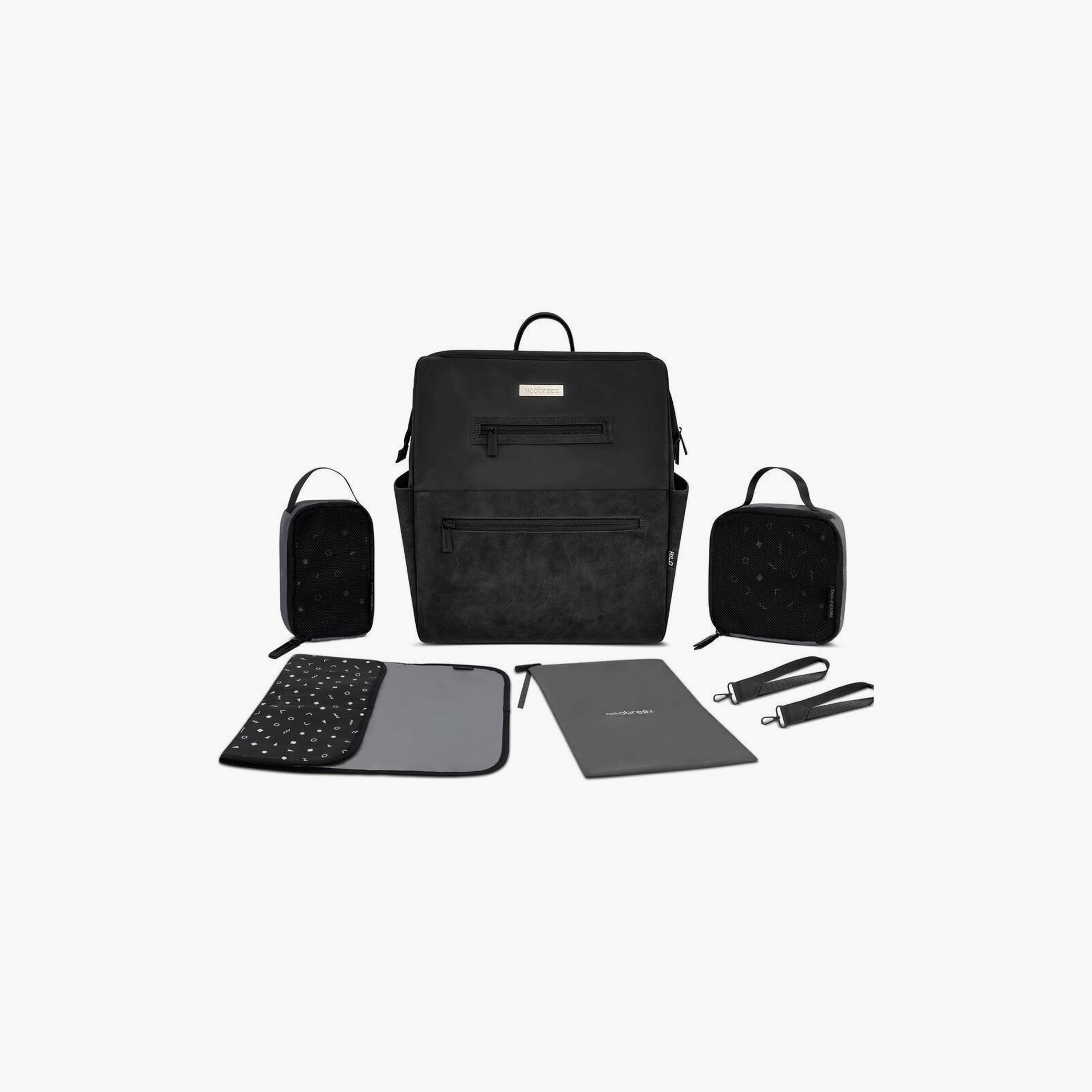 Neobreez Rilo 7-Piece Multifunction Waterproof Diaper Bag-baby-diapering-diaperbags-image-1