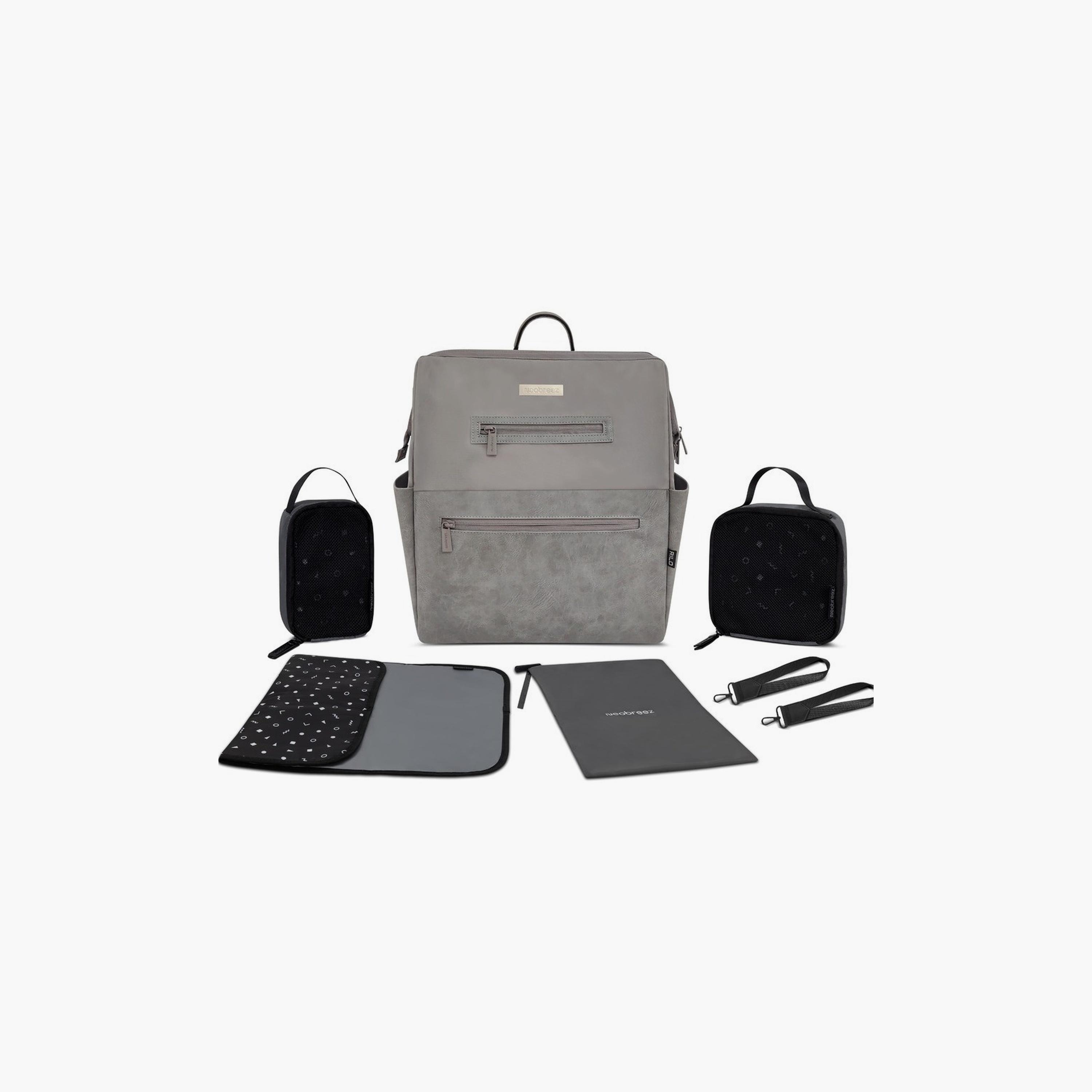Neobreez Rilo 7-Piece Multifunction Waterproof Diaper Bag-baby-diapering-diaperbags-image-1