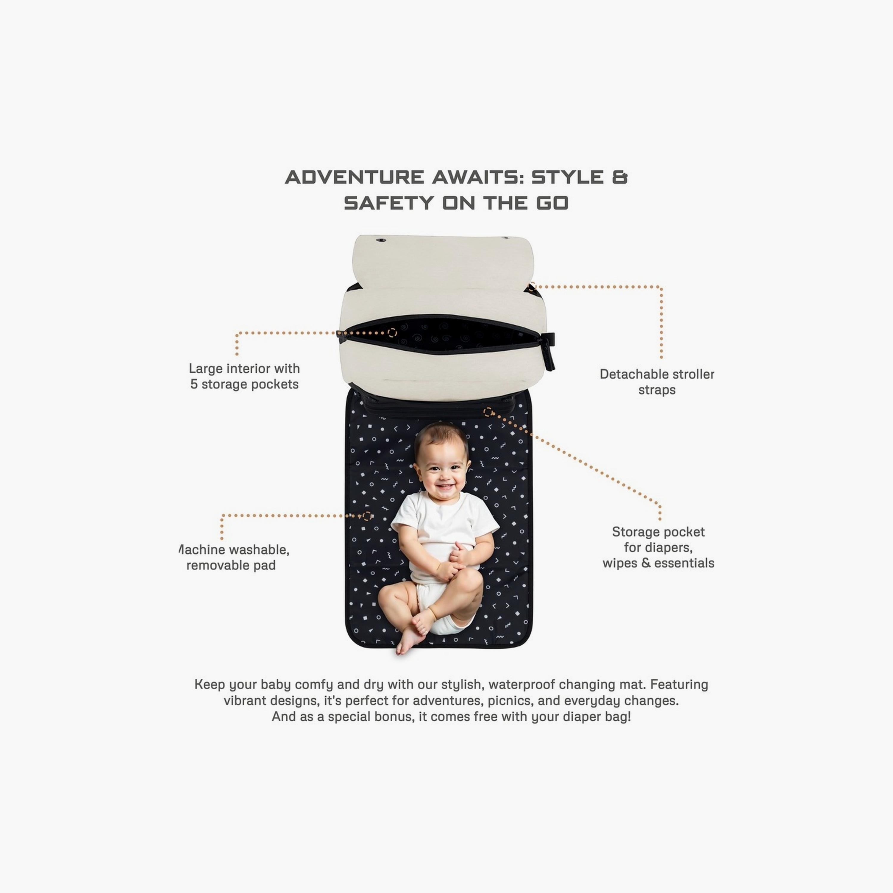 حقيبة زوري متعددة الوظائف، ٧ قطع من نيوبريز-baby-diapering-diaperbags-image-14