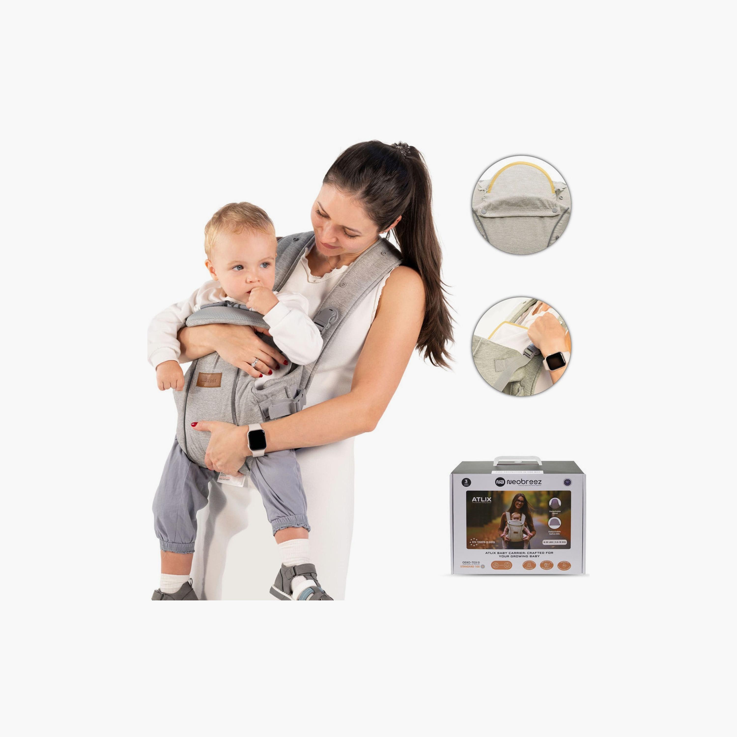 Neobreez Atlix 3-In-1 Convertible Adjustable Baby Carrier, Up To 15Kg-baby-gear-babycarriers-image-9
