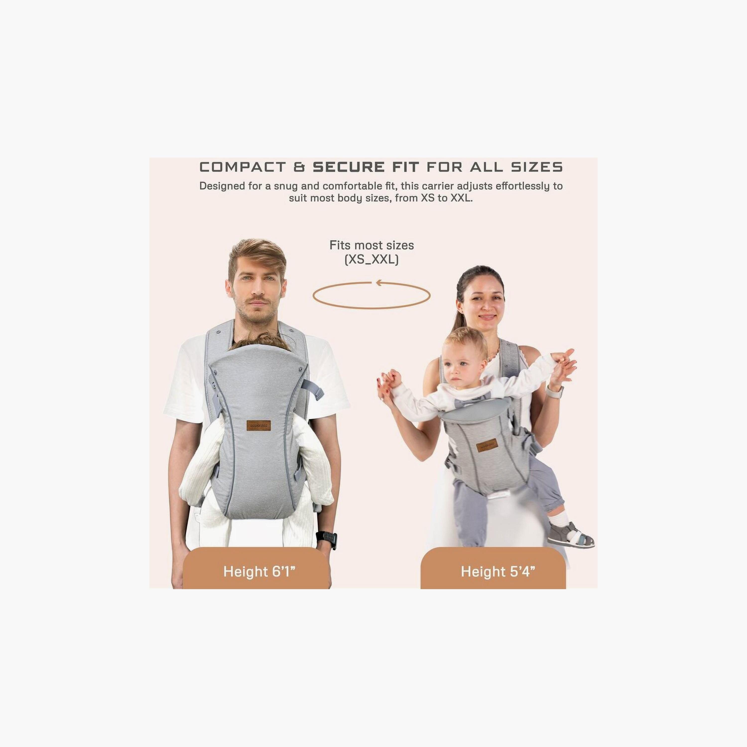 حاملة أطفال أتليكس ٣ في ١ قابلة للتحويل وقابلة للتعديل، حتى وزن ١٥ كجم من نيوبريز-baby-gear-babycarriers-image-7