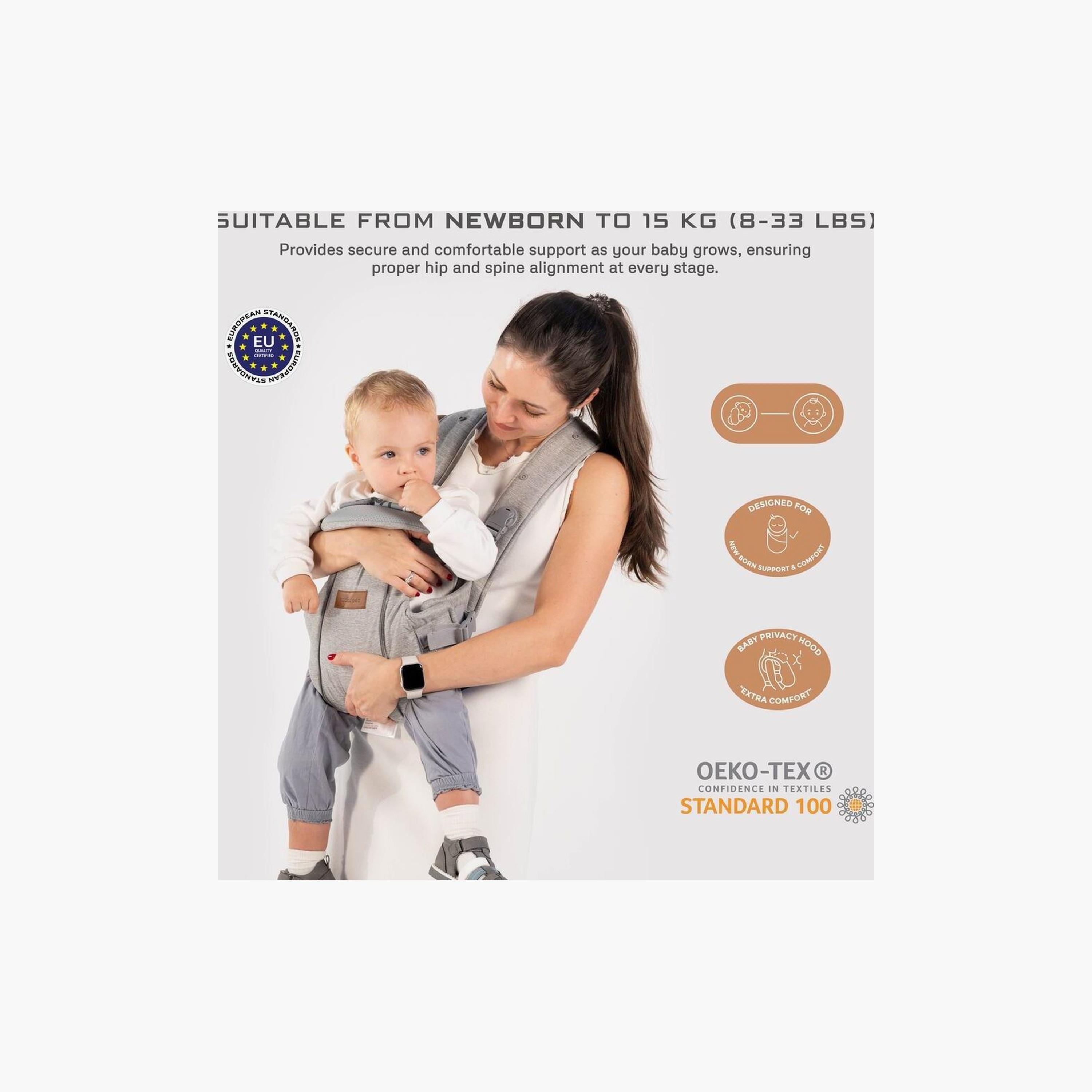 حاملة أطفال أتليكس ٣ في ١ قابلة للتحويل وقابلة للتعديل، حتى وزن ١٥ كجم من نيوبريز-baby-gear-babycarriers-image-4