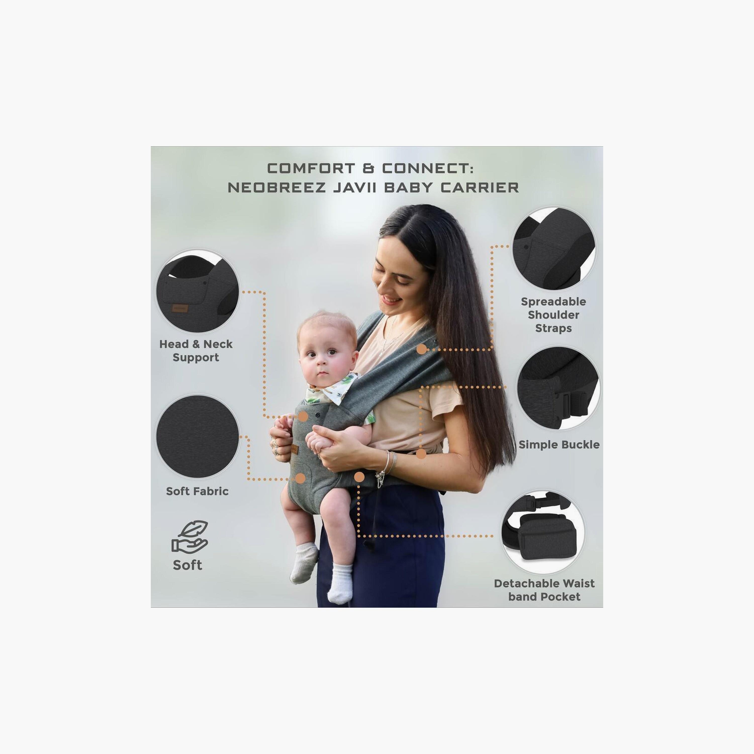 Neobreez Zavii 2-In-1 Convertible Baby Carrier, Up To 12 Kg-baby-gear-babycarriers-image-12