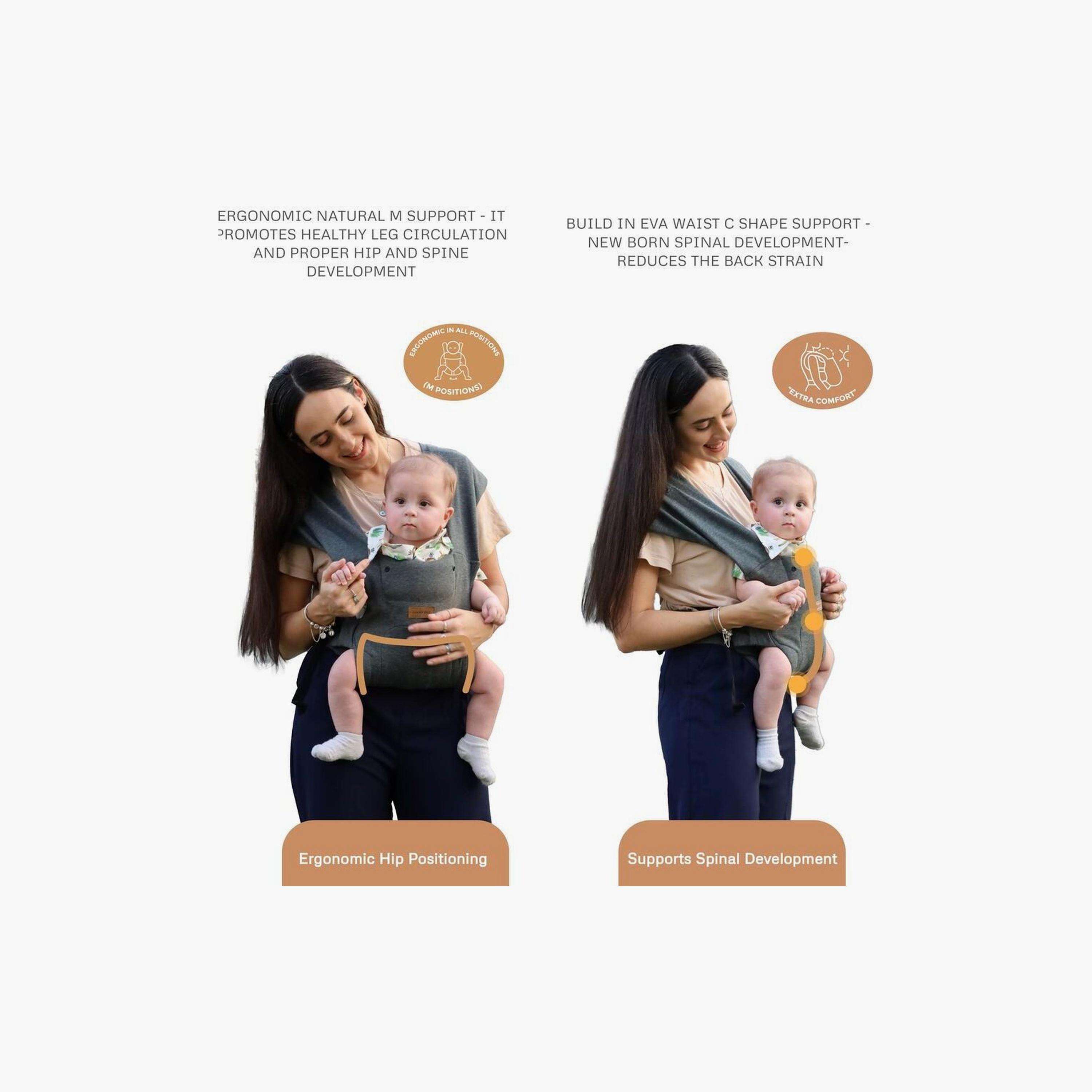 حاملة أطفال زافي ٢ في ١ قابلة للتحويل، حتى وزن ١٢ كجم من نيوبريز-baby-gear-babycarriers-image-9