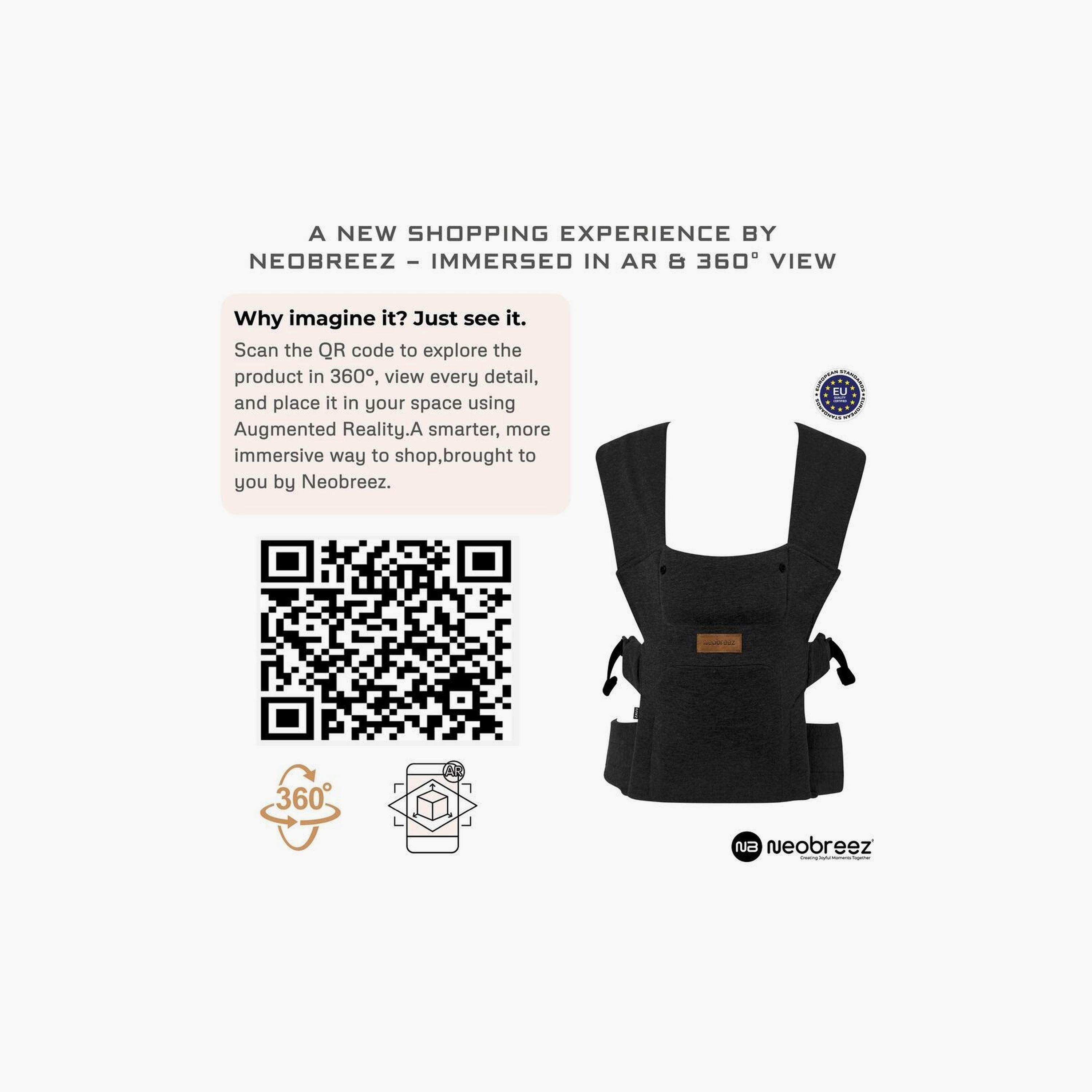 Neobreez Zavii 2-In-1 Convertible Baby Carrier, Up To 12 Kg-baby-gear-babycarriers-image-4