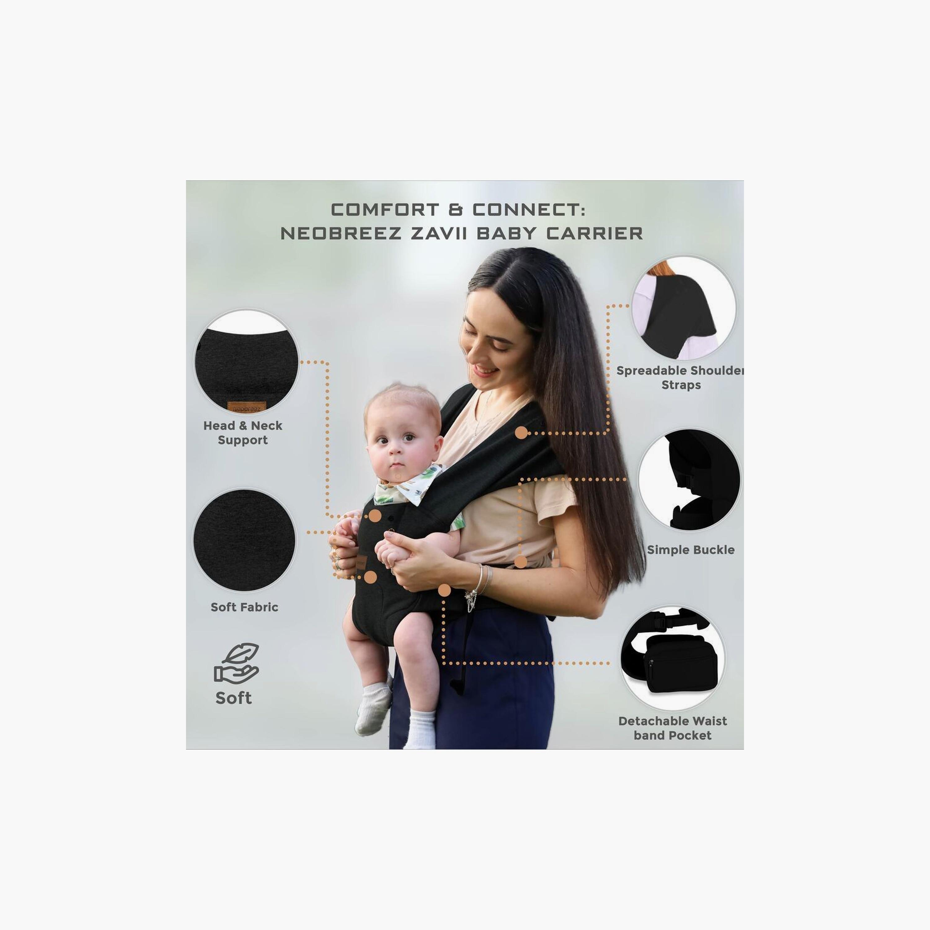 Neobreez Zavii 2-In-1 Convertible Baby Carrier, Up To 12 Kg-baby-gear-babycarriers-image-8