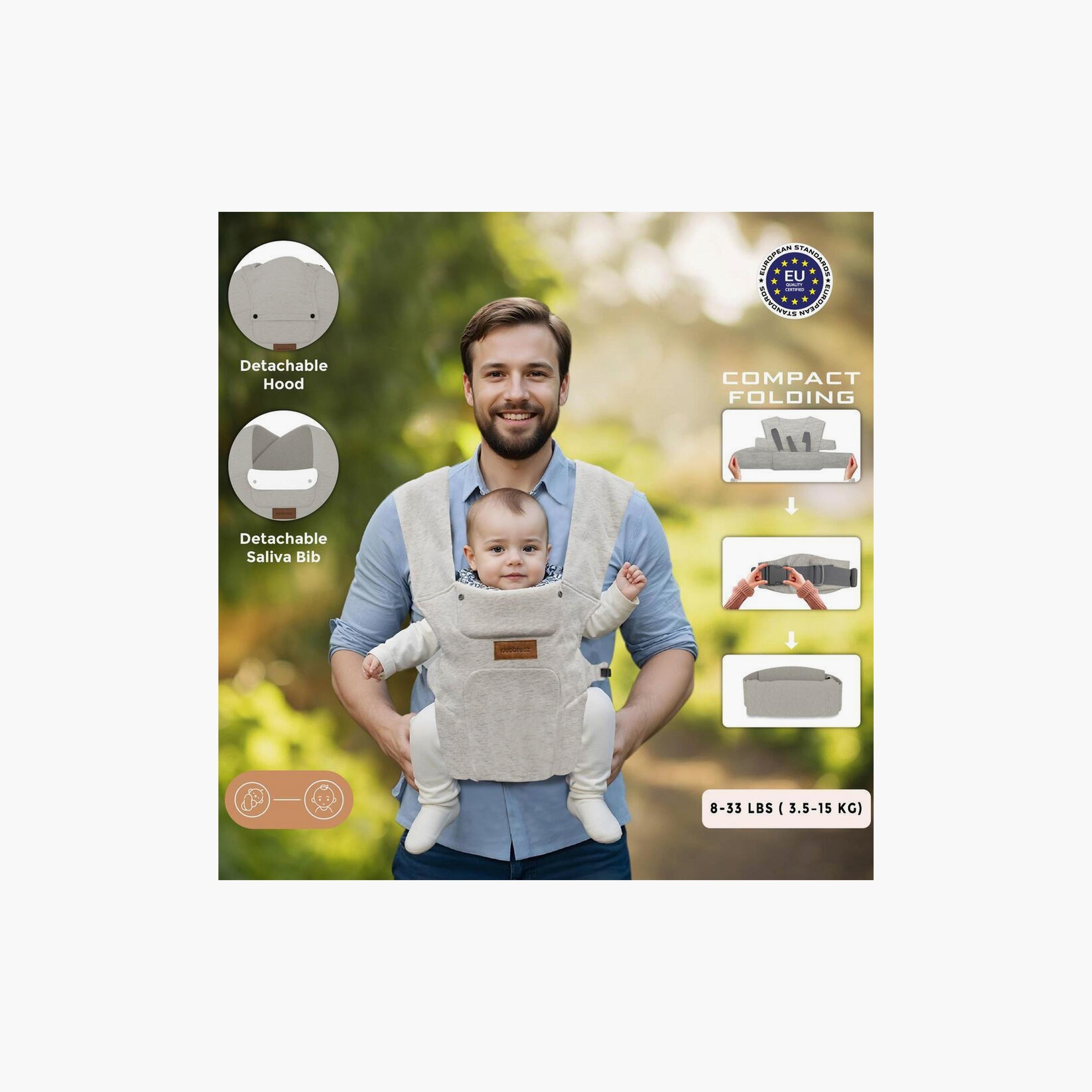 حاملة أطفال زافي ٢ في ١ قابلة للتحويل، حتى وزن ١٢ كجم من نيوبريز-baby-gear-babycarriers-image-2