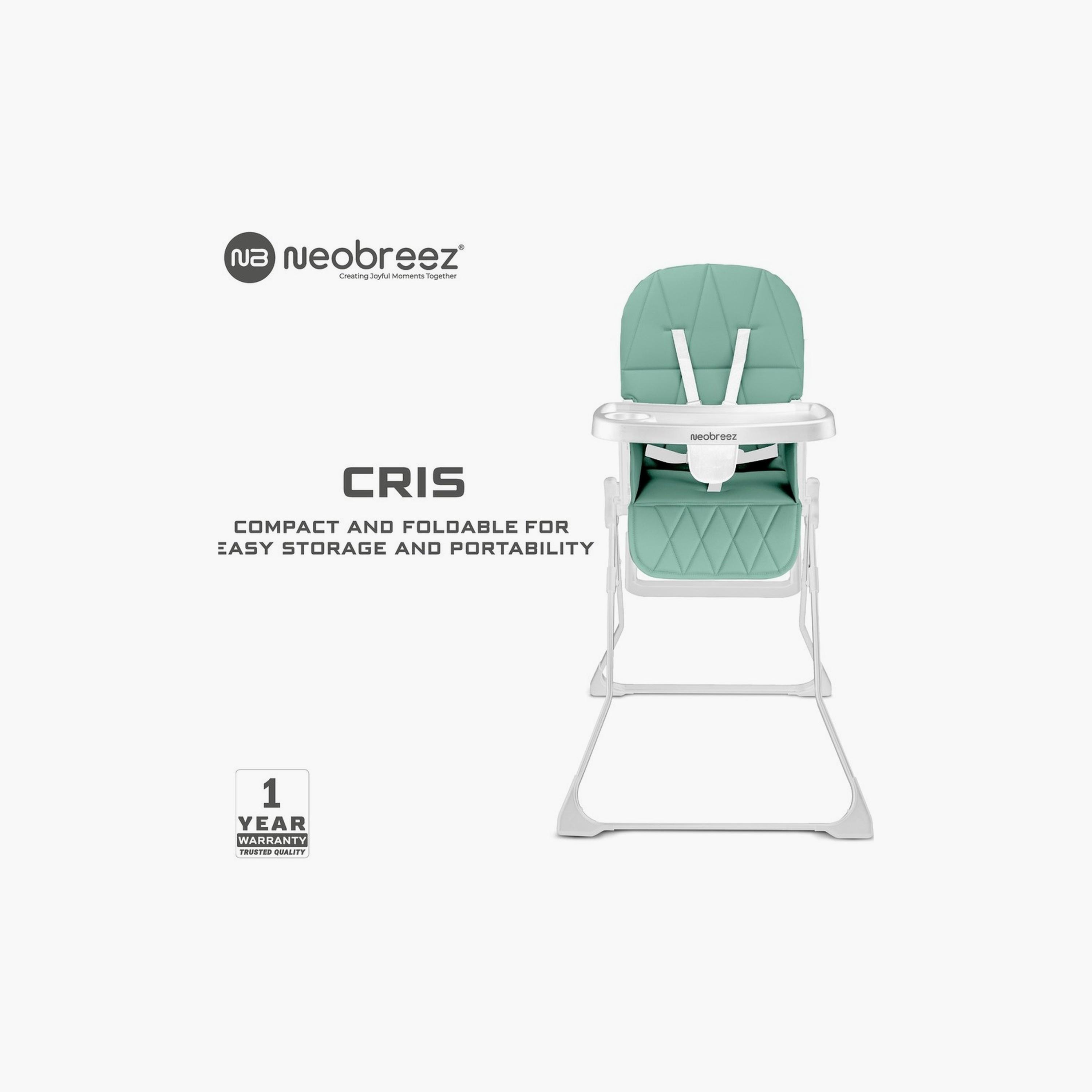Neobreez Cris Ultra Compact Lightweight High Chair, Up To 5Kg-baby-feeding-highchairsandboosters-image-11