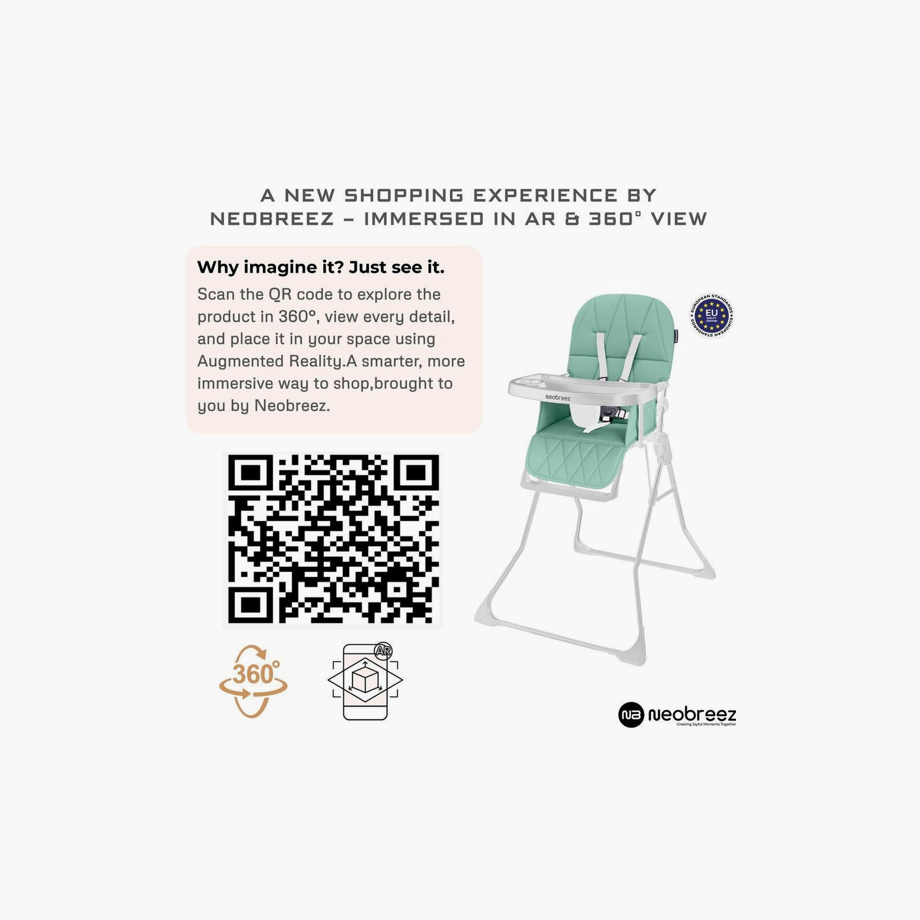 Neobreez Cris Ultra Compact Lightweight High Chair, Up To 5Kg-baby-feeding-highchairsandboosters-image-4