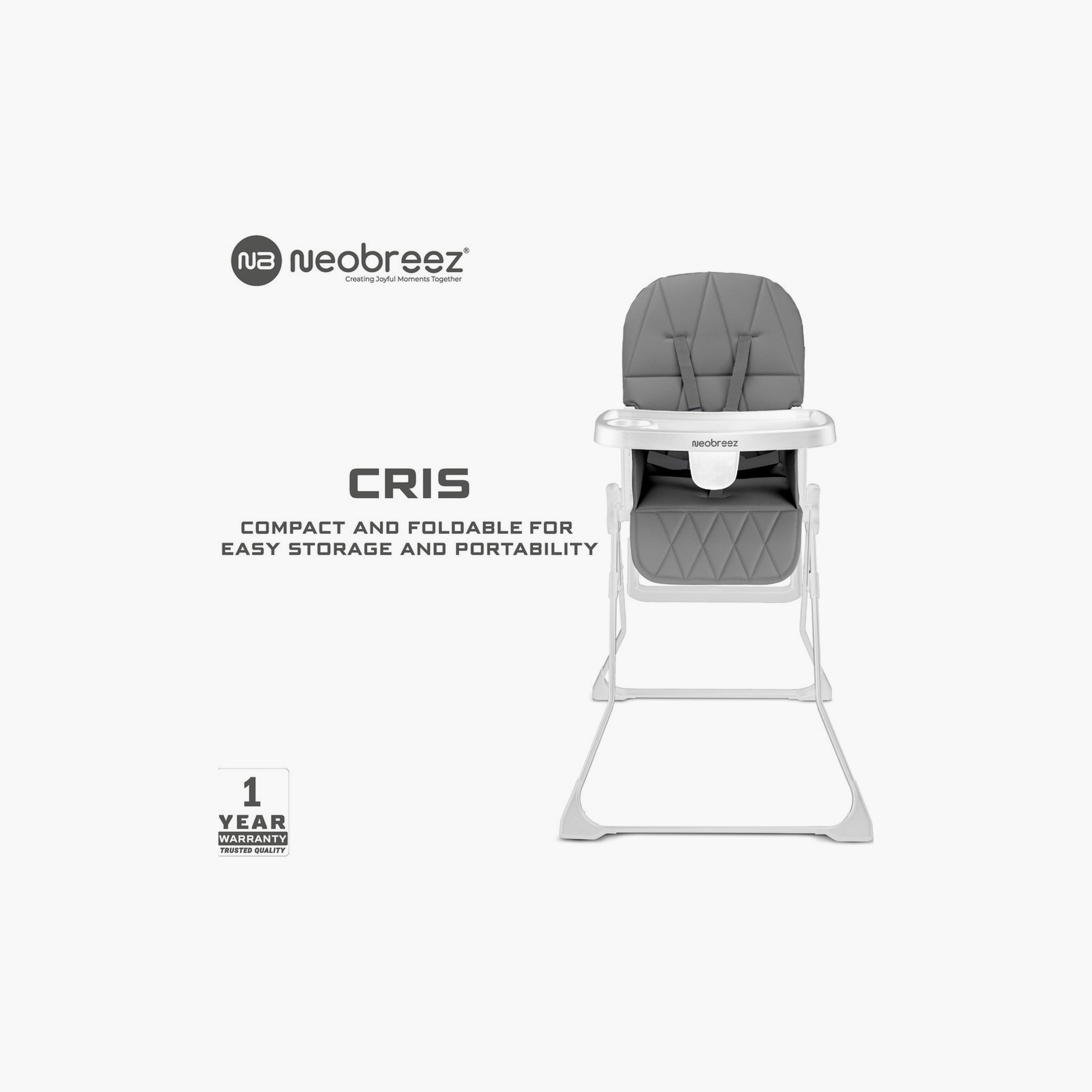 كرسي كريس المرتفع خفيف الوزن، فائق الصغر، حتى وزن ٥ كجم من نيوبريز-baby-feeding-highchairsandboosters-image-4