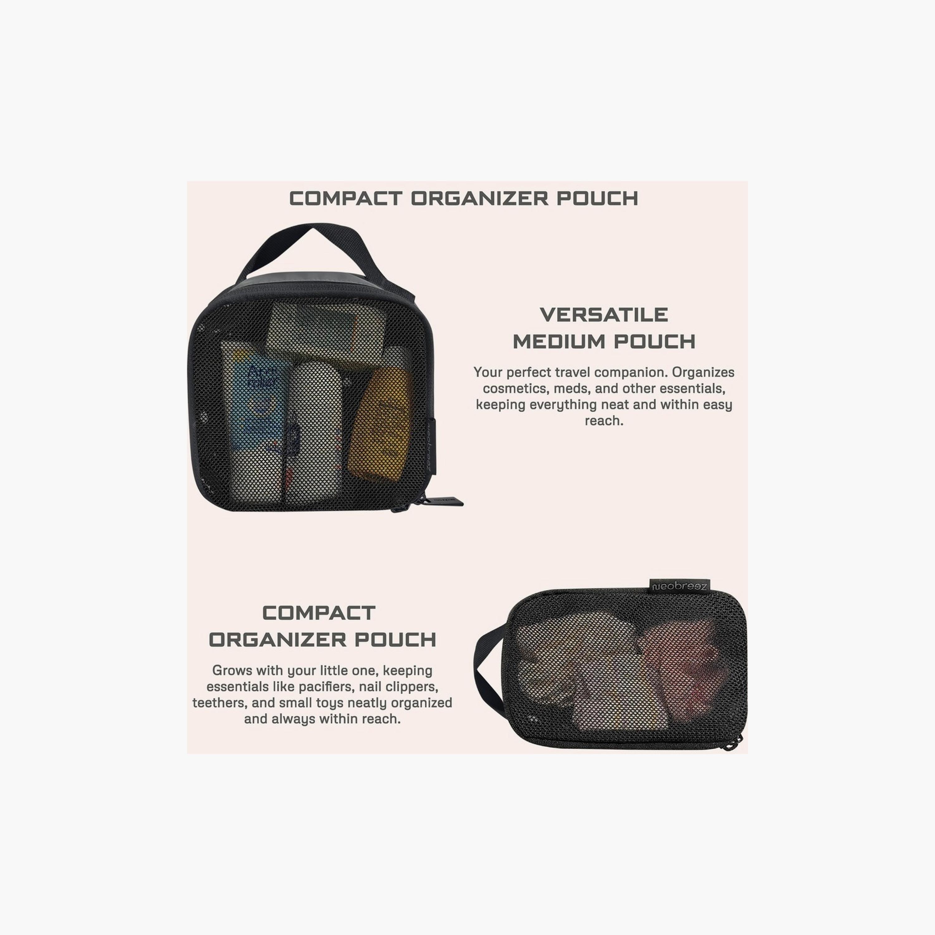 Neobreez 2-Piece Portable Mesh Baby Diaper Organizer Pouches-baby-diapering-diaperbags-image-2