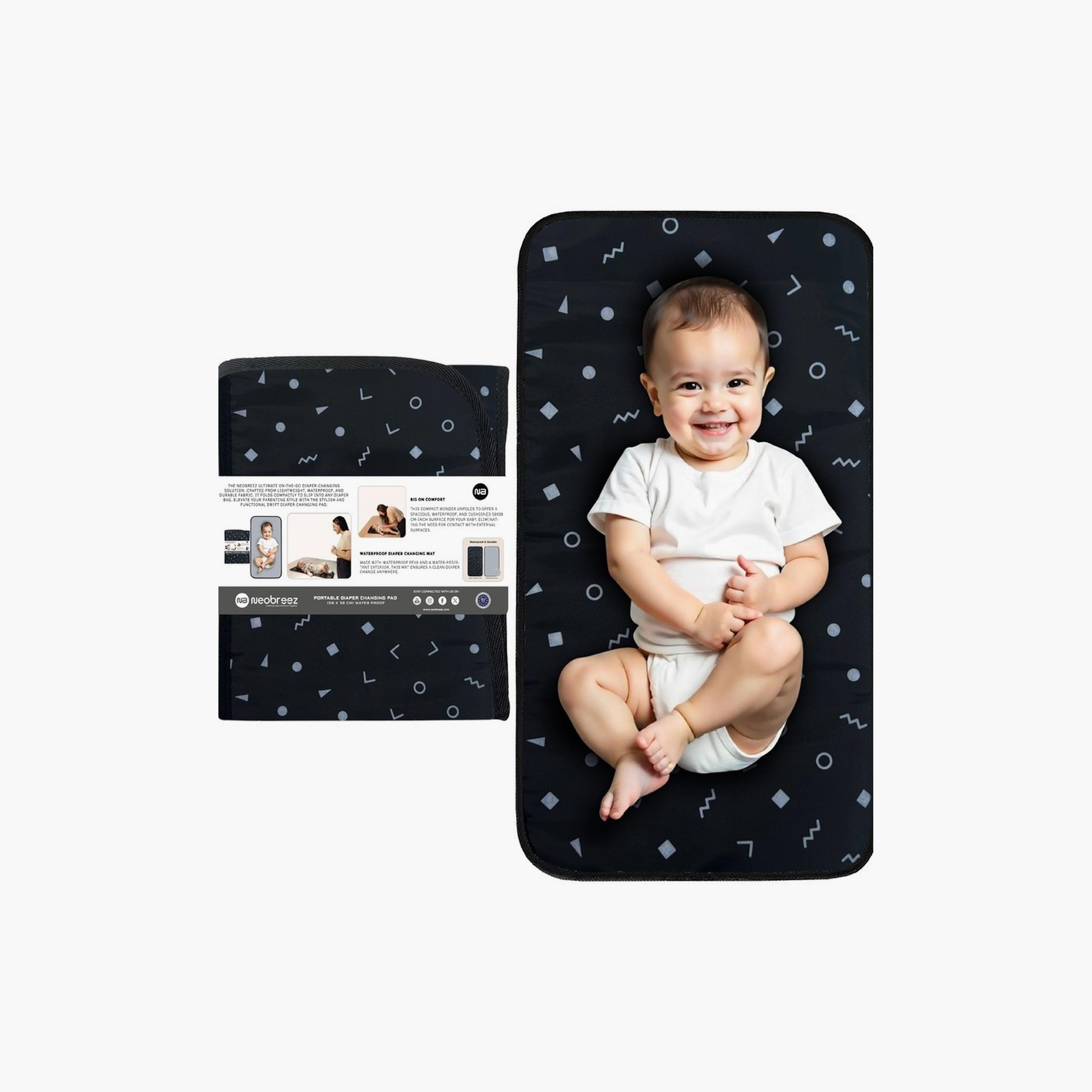Neobreez Portable Diaper Changing Mat - 58 X 38 Cm-baby-diapering-changingmats-image-1