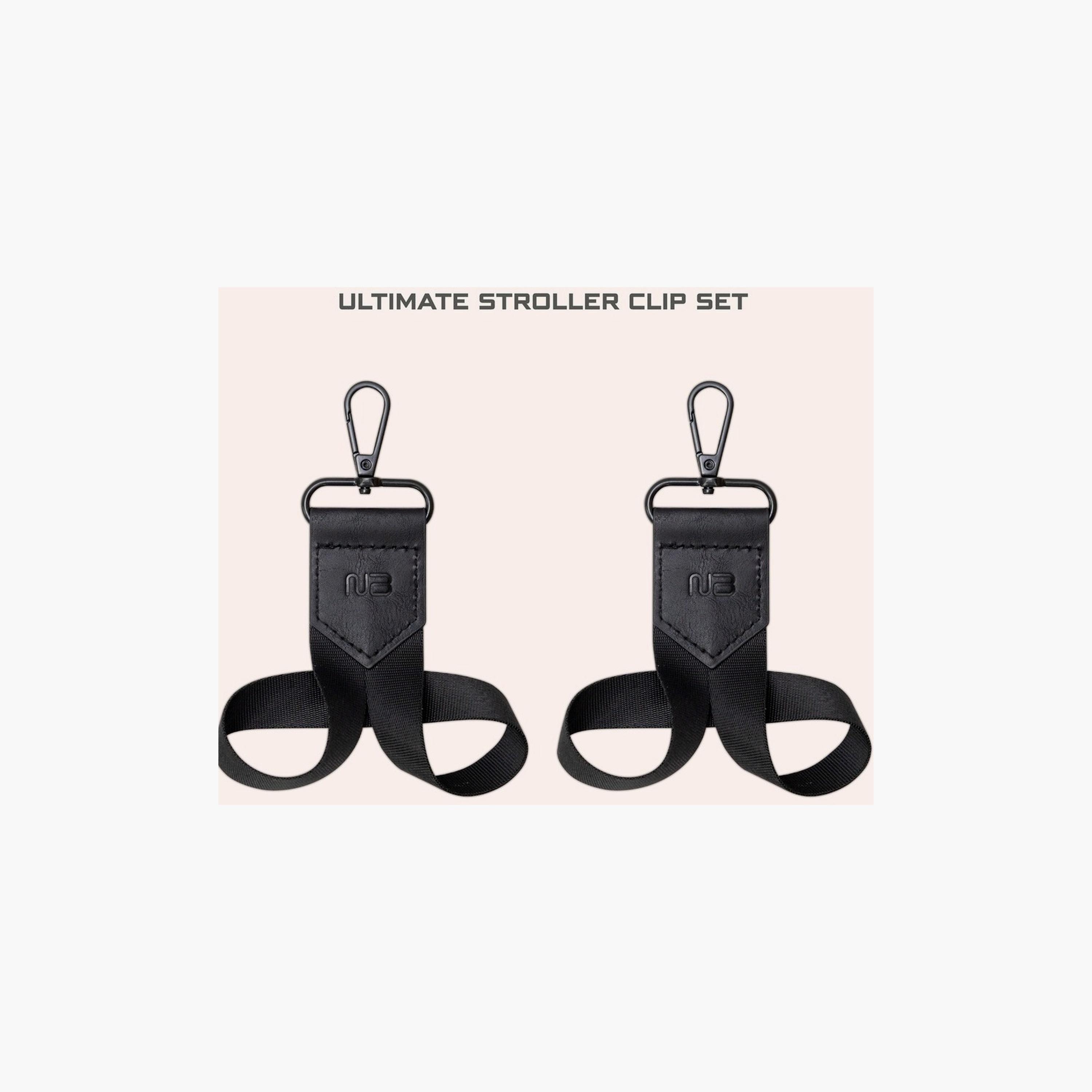 Neobreez 2-Piece Stroller Hooks For Hanging Diaper Bags, Black-baby-gear-strollersandprams-accessories-image-7