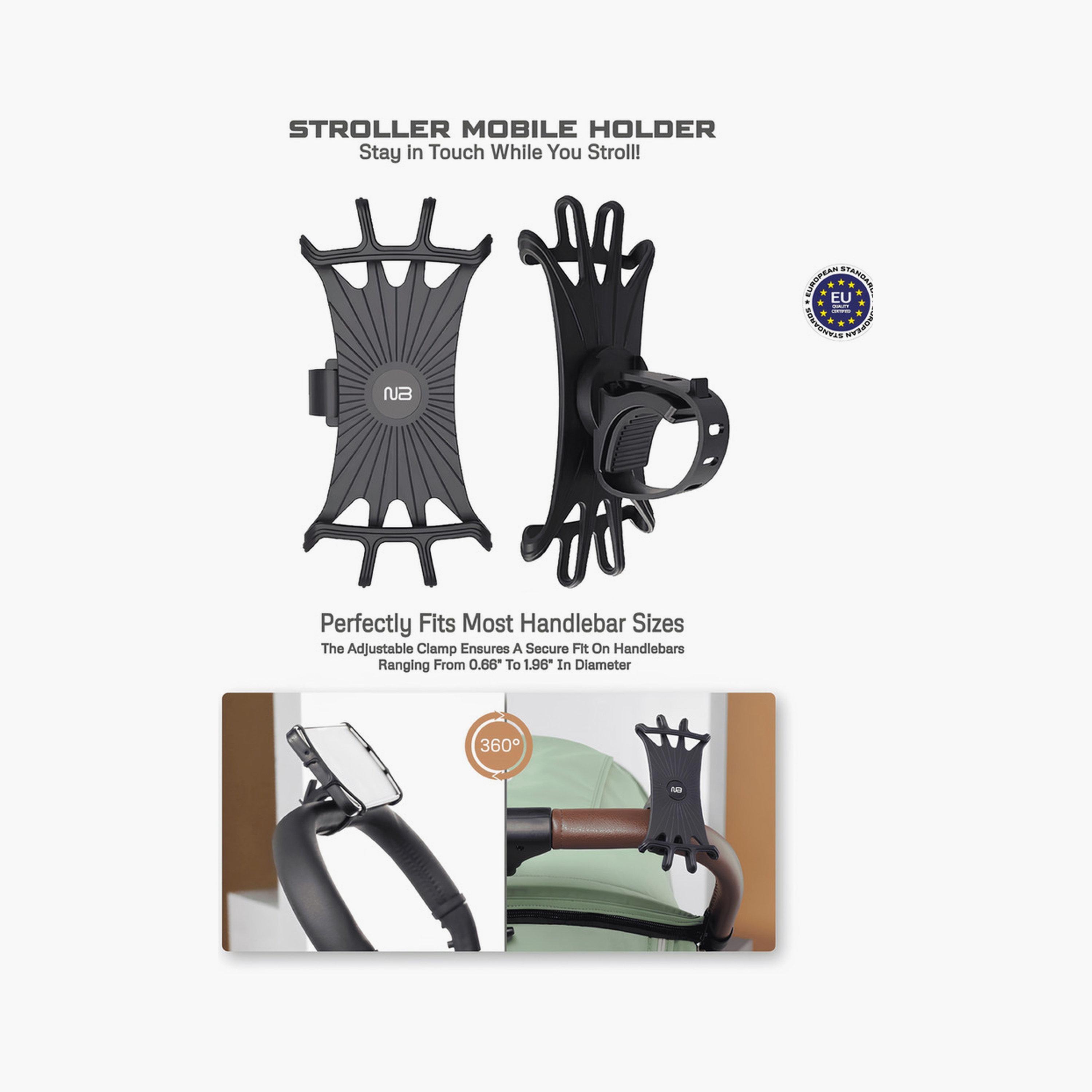 Neobreez 360° Silicone Adjustable Mobile Phone Holder-baby-gear-strollersandprams-accessories-image-3