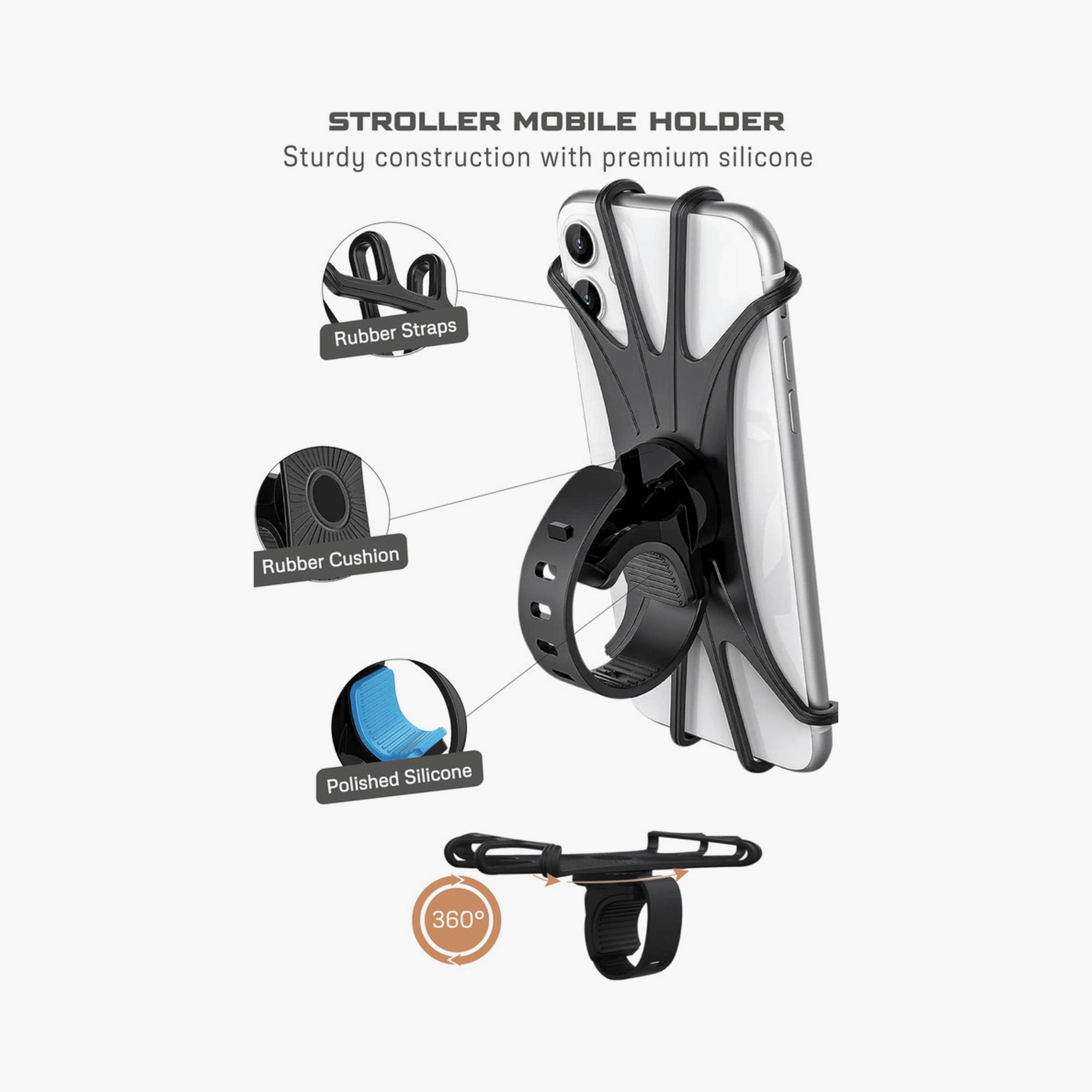 Neobreez 360° Silicone Adjustable Mobile Phone Holder-baby-gear-strollersandprams-accessories-image-4