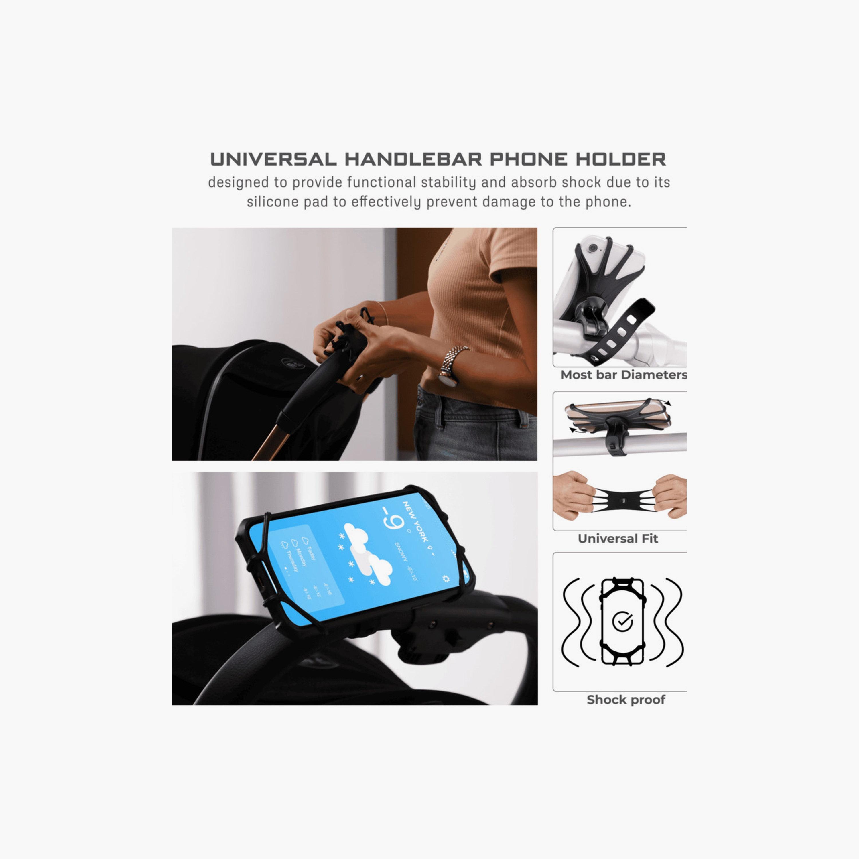 Neobreez 360° Silicone Adjustable Mobile Phone Holder-baby-gear-strollersandprams-accessories-image-6