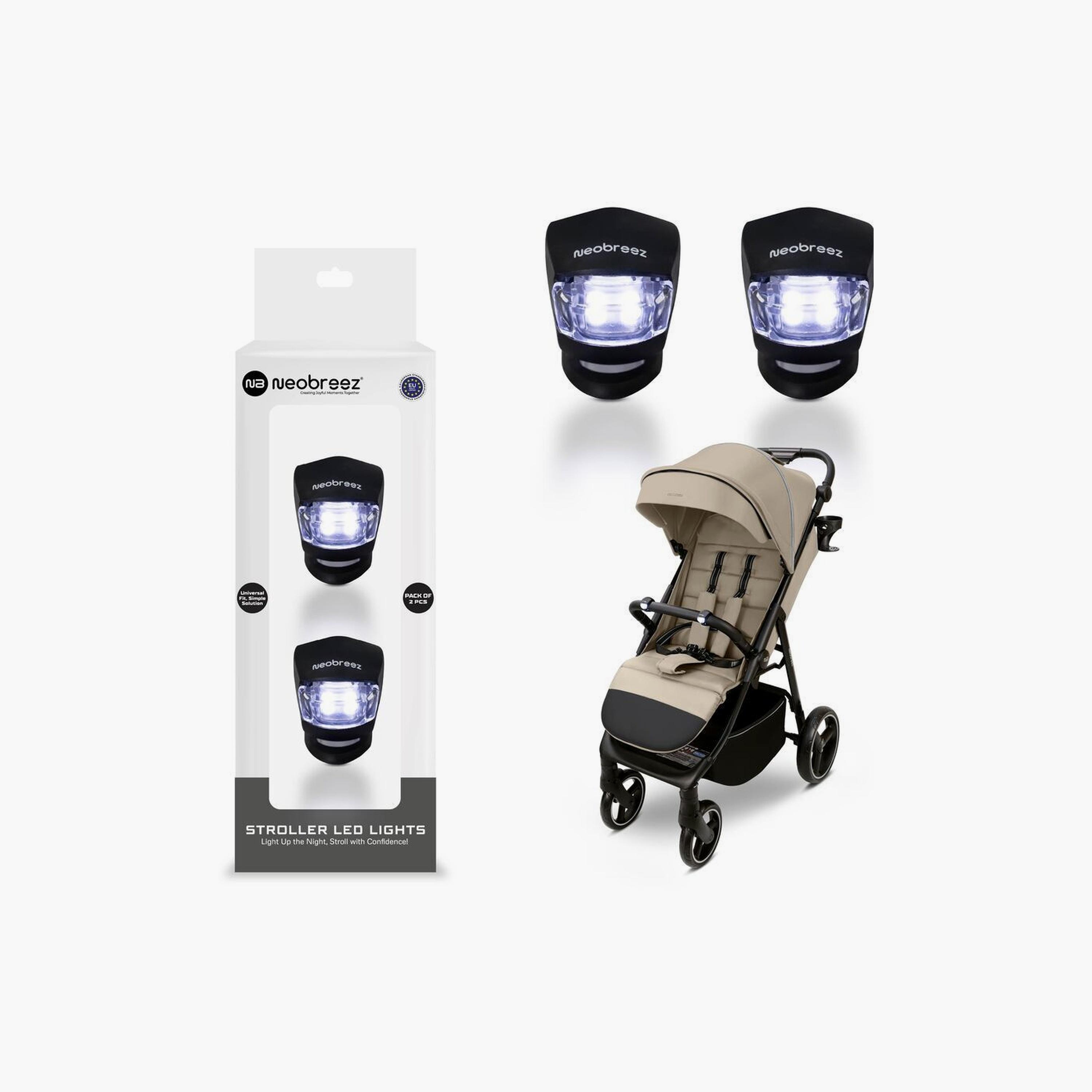 Neobreez 2-Piece Safety Warning Stroller Led Light-baby-gear-strollersandprams-accessories-image-1