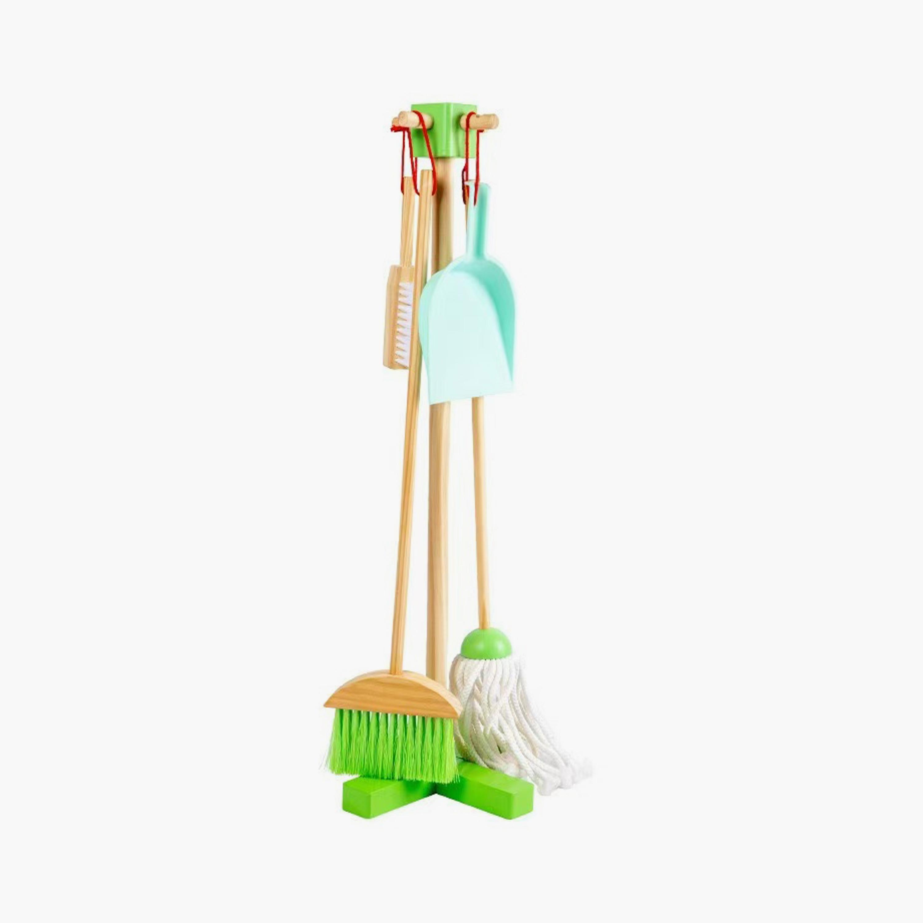 Factory Price Hela Children's Wooden Cleaning Pretend Play Set-toys-roleplay-householdsets-image-1