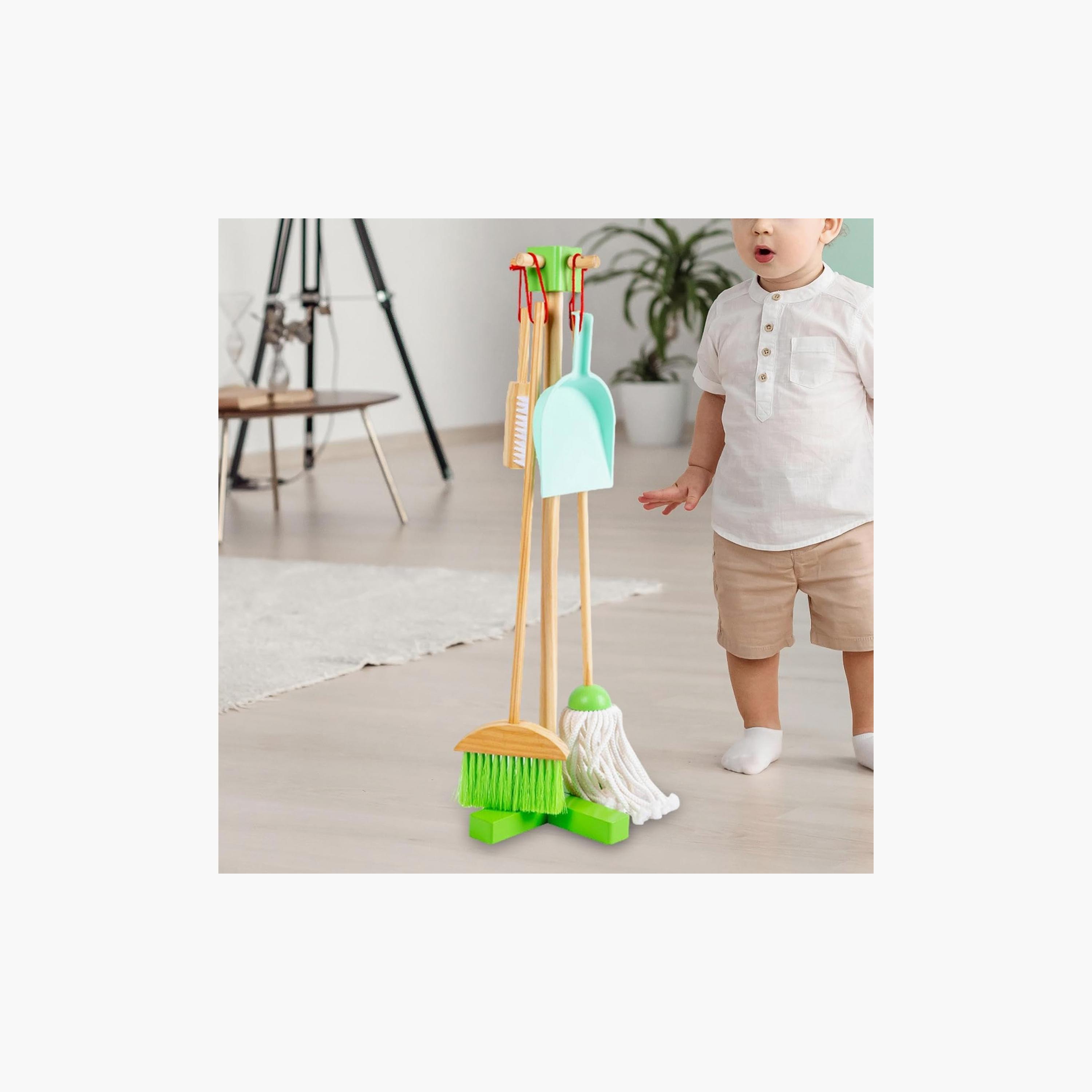 Factory Price Hela Children's Wooden Cleaning Pretend Play Set-toys-roleplay-householdsets-image-6