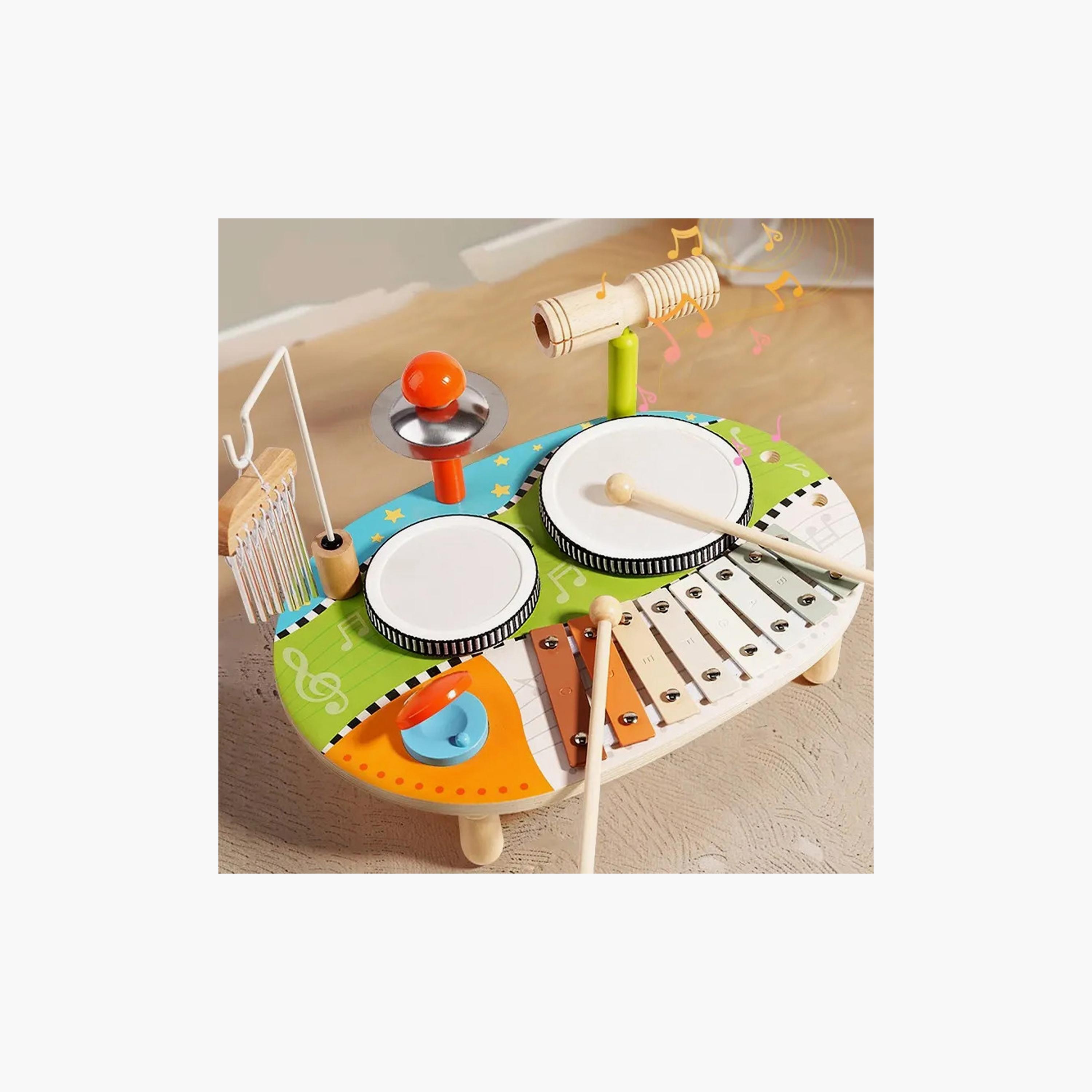 Factory Price Kids Wooden Xylophone Music Set With Variety Tones-toys-educational-musicaltoys-image-3