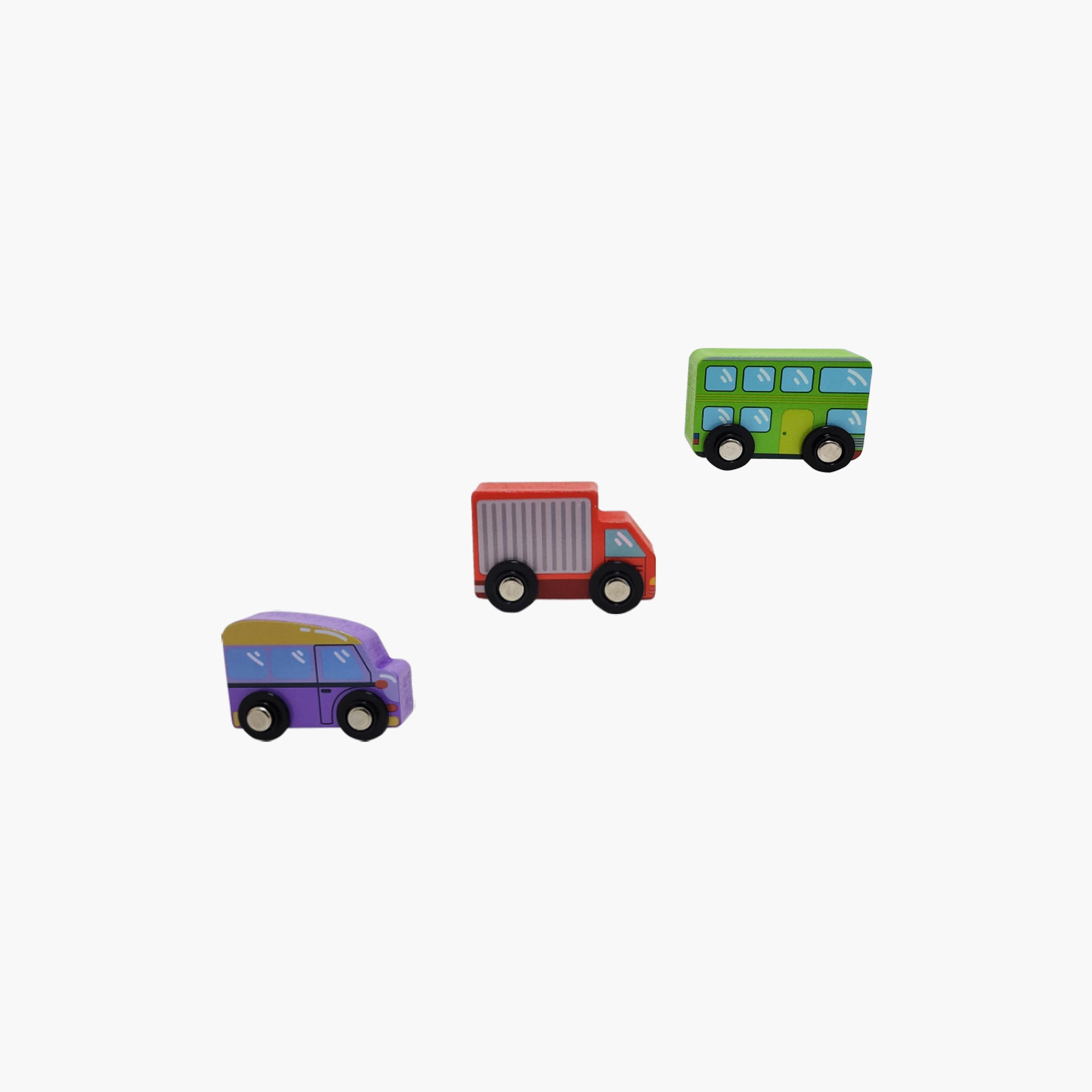Factory Price 6-Piece Wooden Mini Car Set - A-toys-playvehicles-cars-image-5
