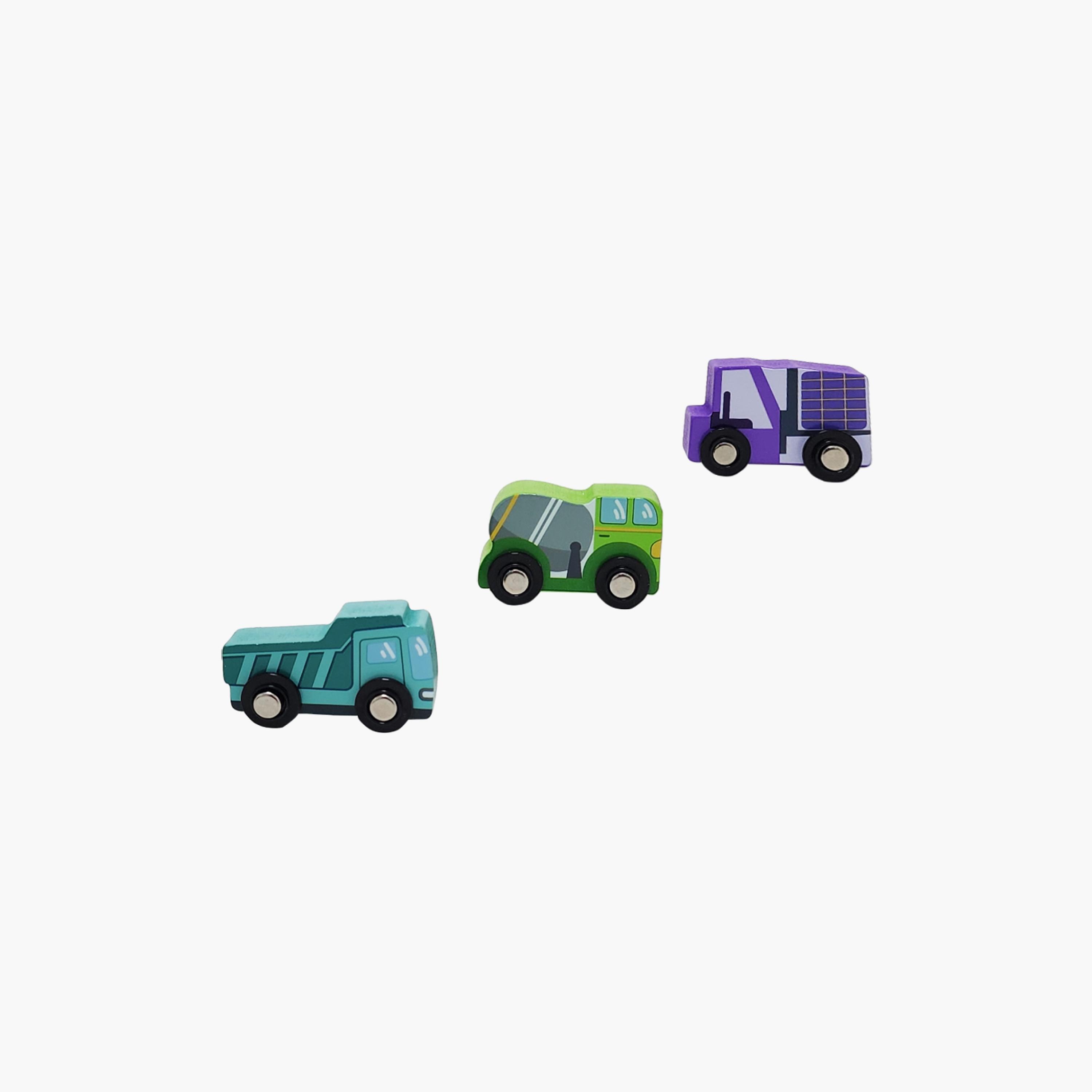 Factory Price 6-Piece Wooden Mini Car Set - B-toys-playvehicles-cars-image-5