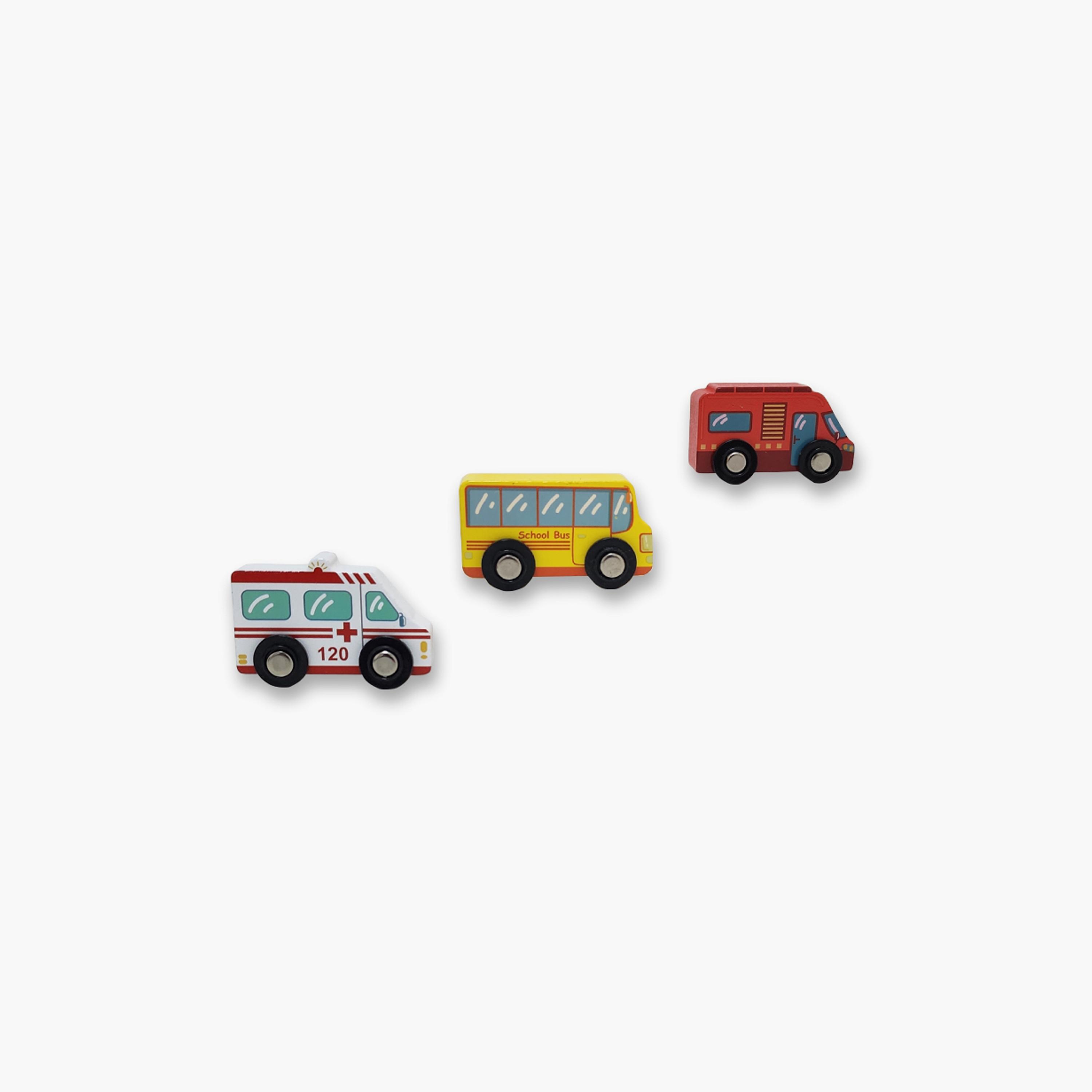 مجموعة سيارات خشبية صغيرة 6 قطع - D من فاكتوري برايس-toys-playvehicles-cars-image-5