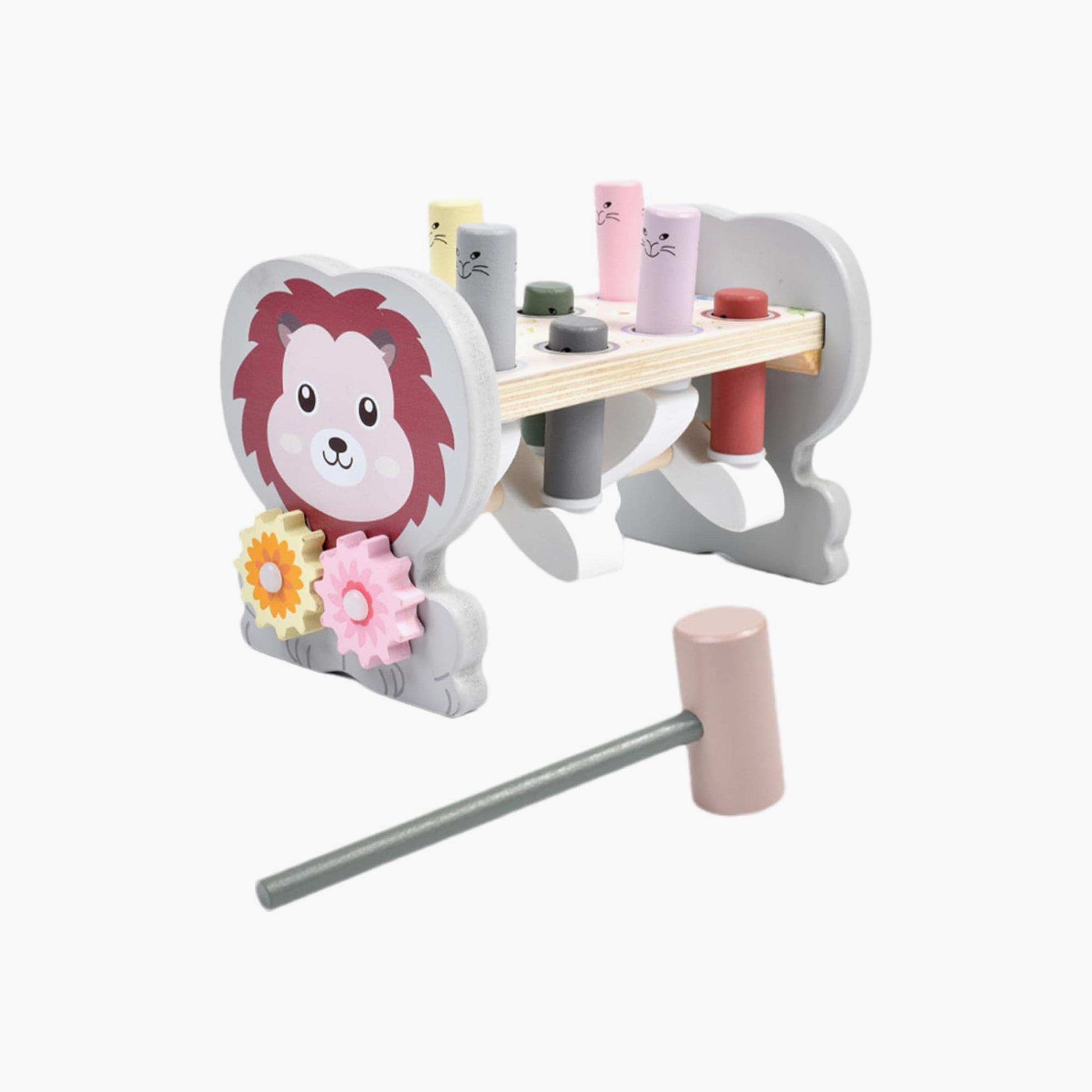 لعبة أسد خشبية متعددة الوظائف واك-أ-مول من فاكتوري برايس-toys-babyandtoddlertoys-learningtoys-image-1