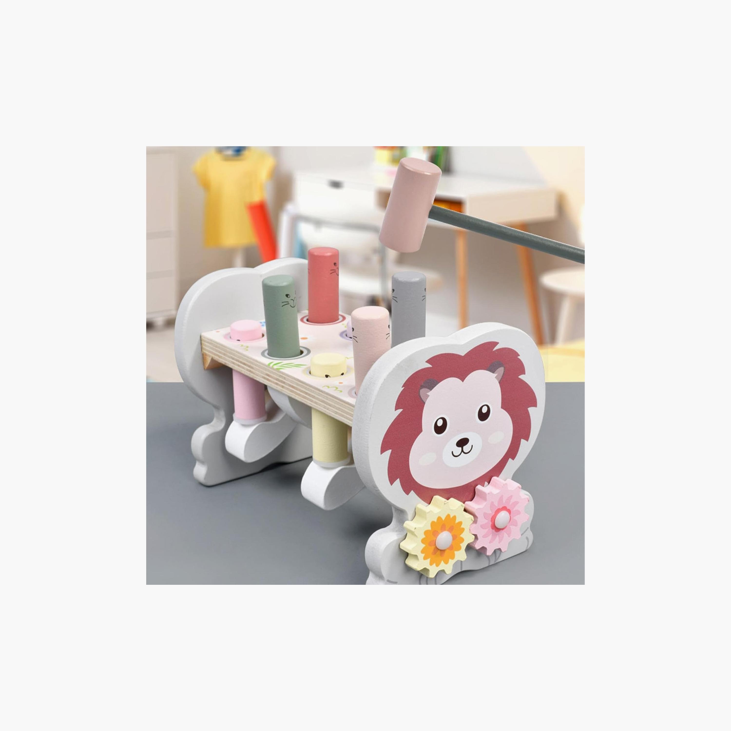 لعبة أسد خشبية متعددة الوظائف واك-أ-مول من فاكتوري برايس-toys-babyandtoddlertoys-learningtoys-image-2