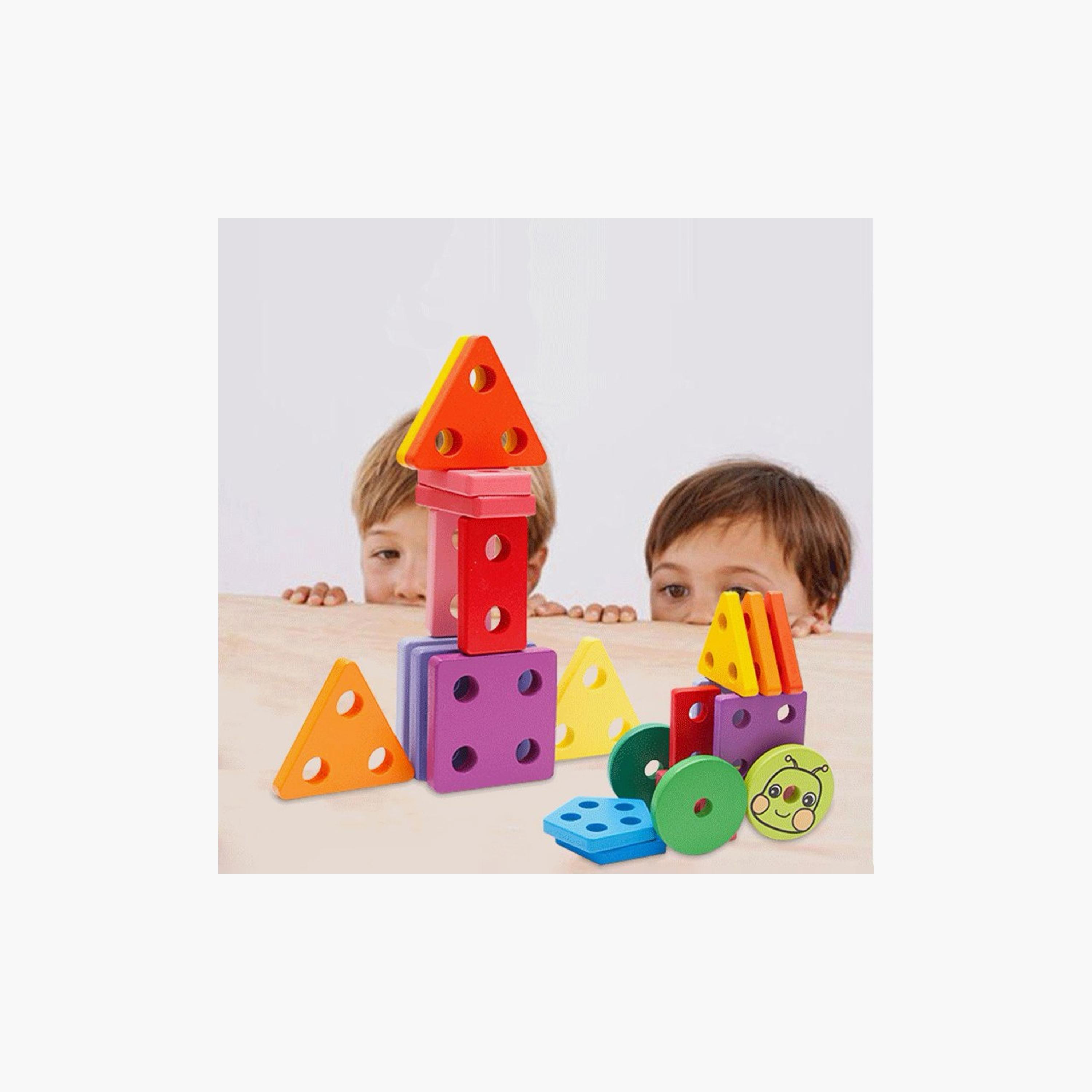 Factory Price Geometric Shapes Sorting Puzzle Set-toys-buildingblocks-blocks-image-4