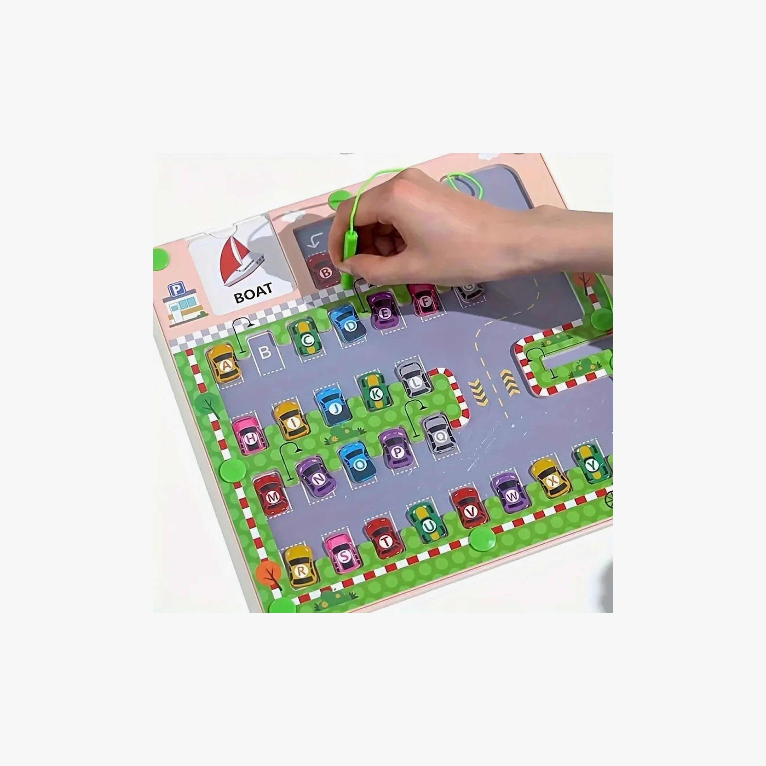 مجموعة لعب لمواقف السيارات الخشبية للأطفال 15 قطعة من فاكتوري برايس-toys-playvehicles-vehicleplaysets-image-4