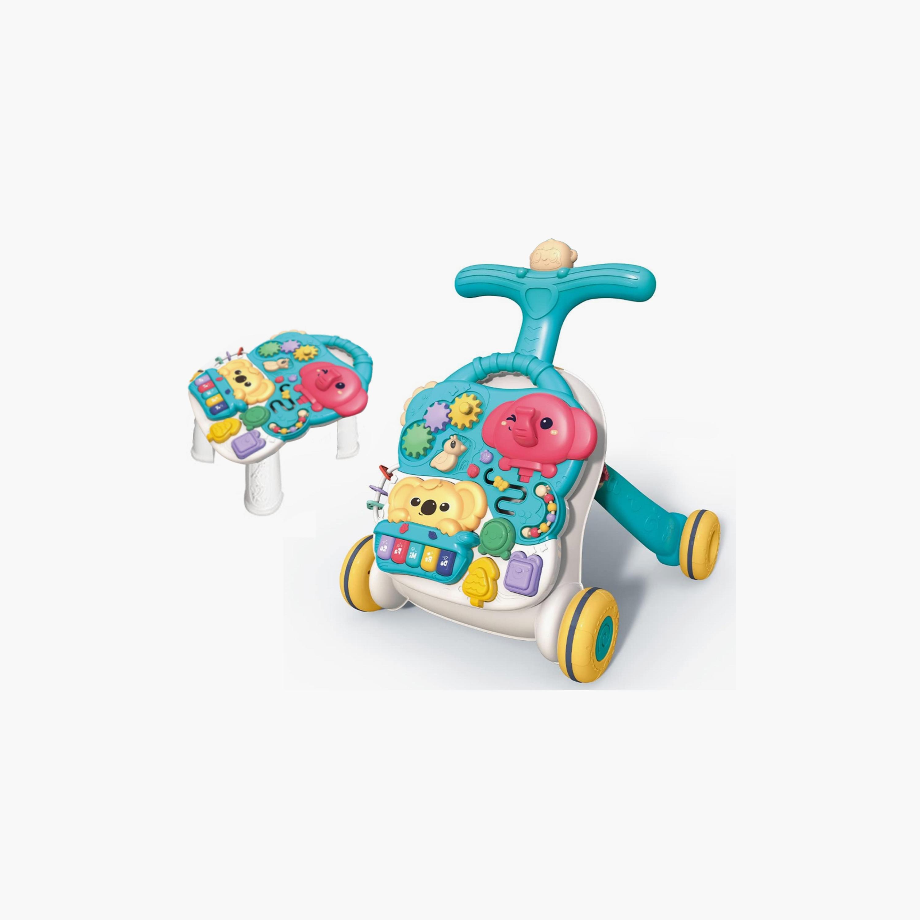 Factory Price Bella 3 in 1 Multifunctional Baby Walker - Green-baby-infantactivity-walkers-image-2