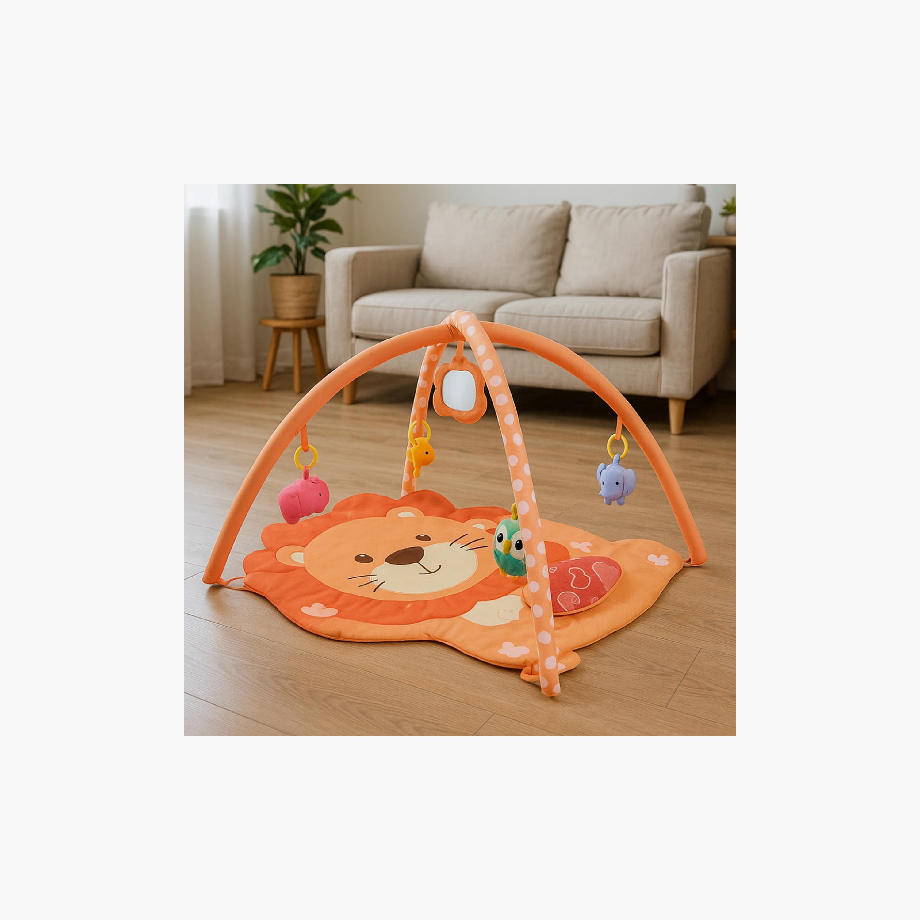 Factory Price Miles Activity Play Mat with Pillow - Lion-baby-infantactivity-playpensandplaymats-image-4