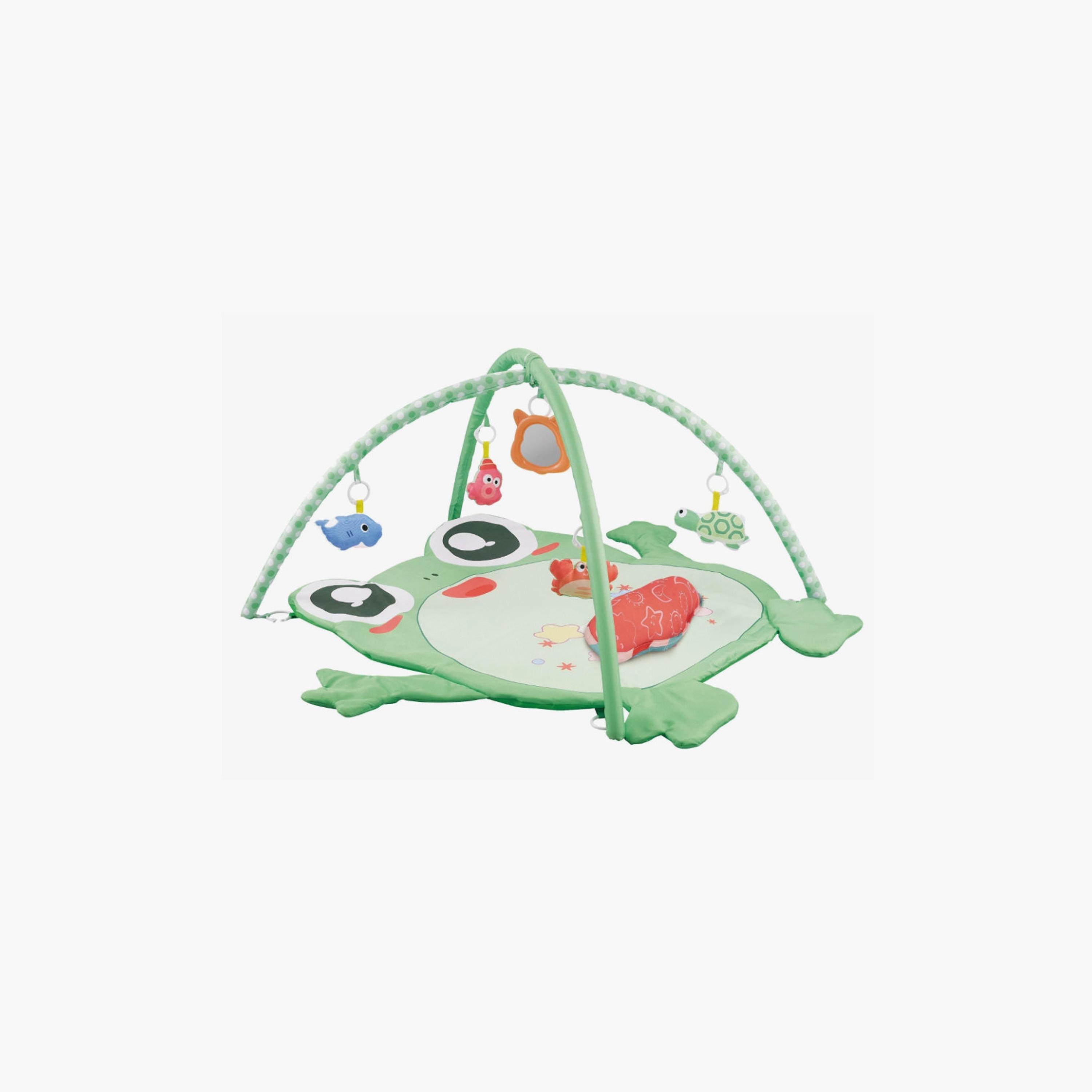 Factory Price Miles Activity Play Mat with Pillow - Frog-baby-infantactivity-playpensandplaymats-image-1