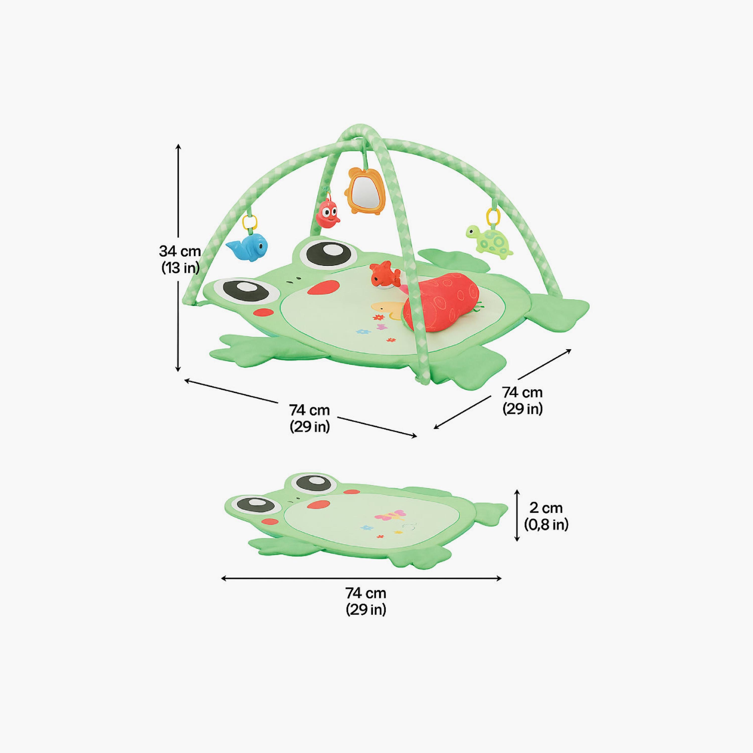 Factory Price Miles Activity Play Mat with Pillow - Frog-baby-infantactivity-playpensandplaymats-image-5