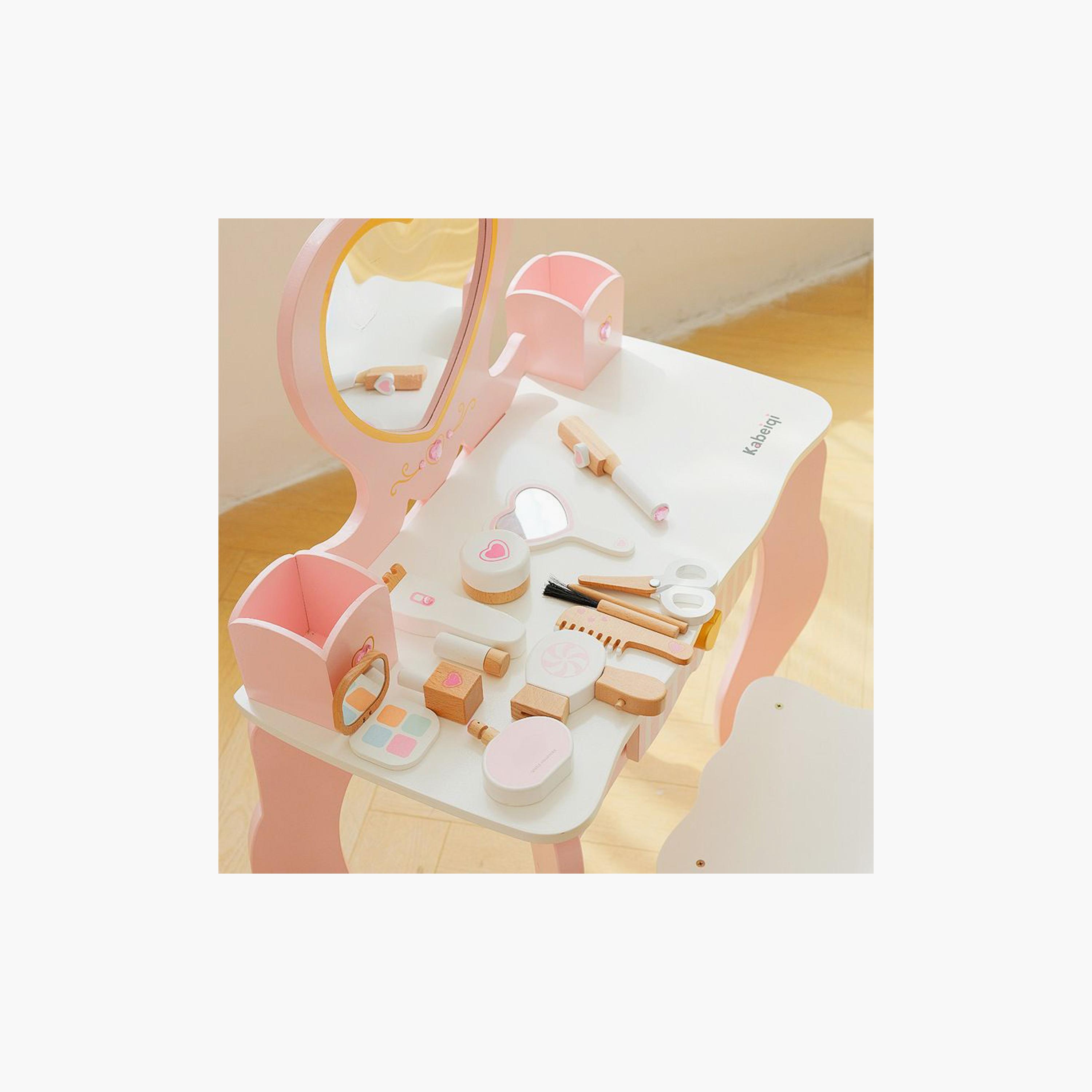 Factory Price Alice Kids Realistic Wooden Dressing Table-toys-roleplay-image-2