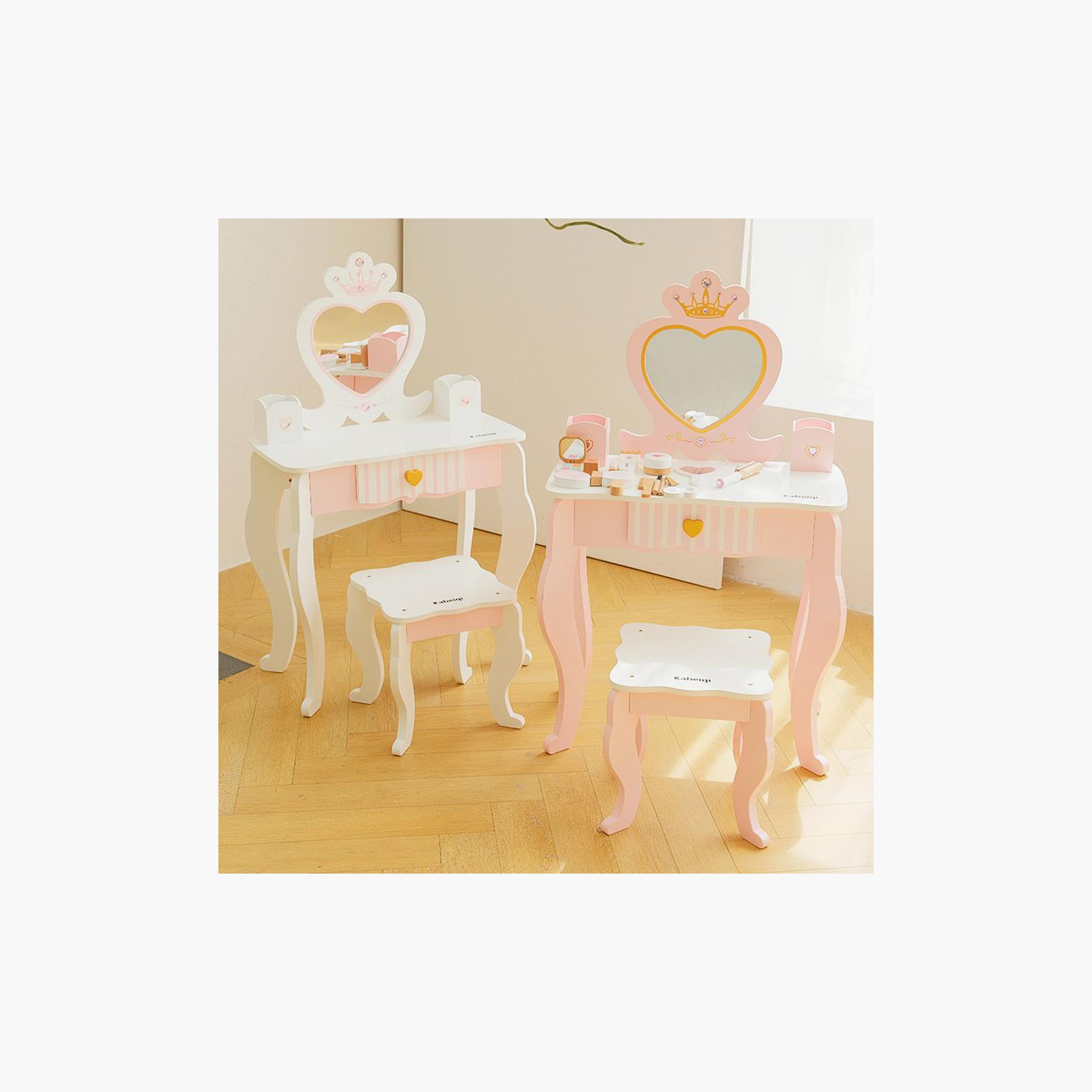 Factory Price Alice Kids Realistic Wooden Dressing Table-toys-roleplay-image-3