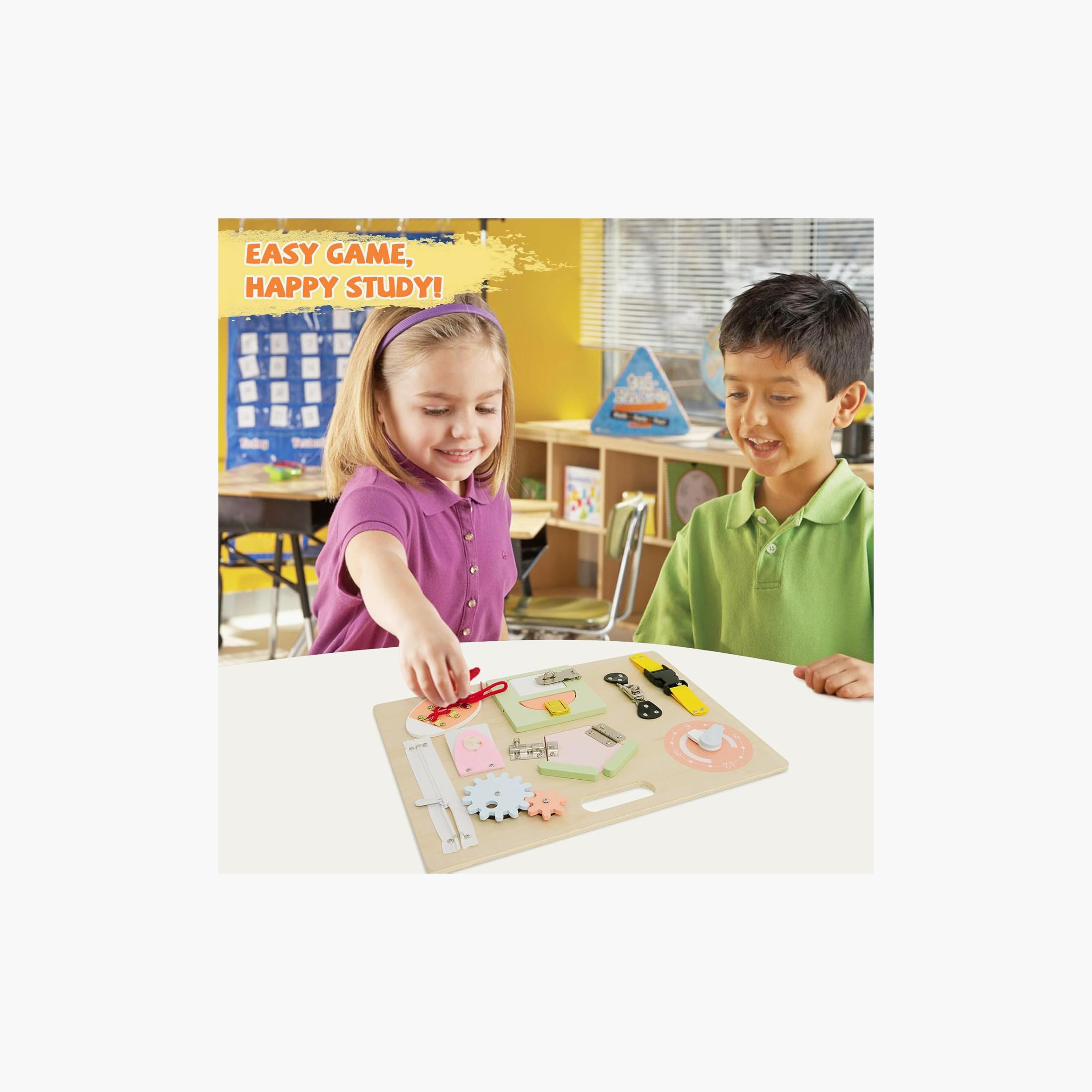 مجموعة لوحة الأنشطة الخشبية للأطفال أندرو 12 في 1 من فاكتوري برايس-toys-babyandtoddlertoys-learningtoys-image-5