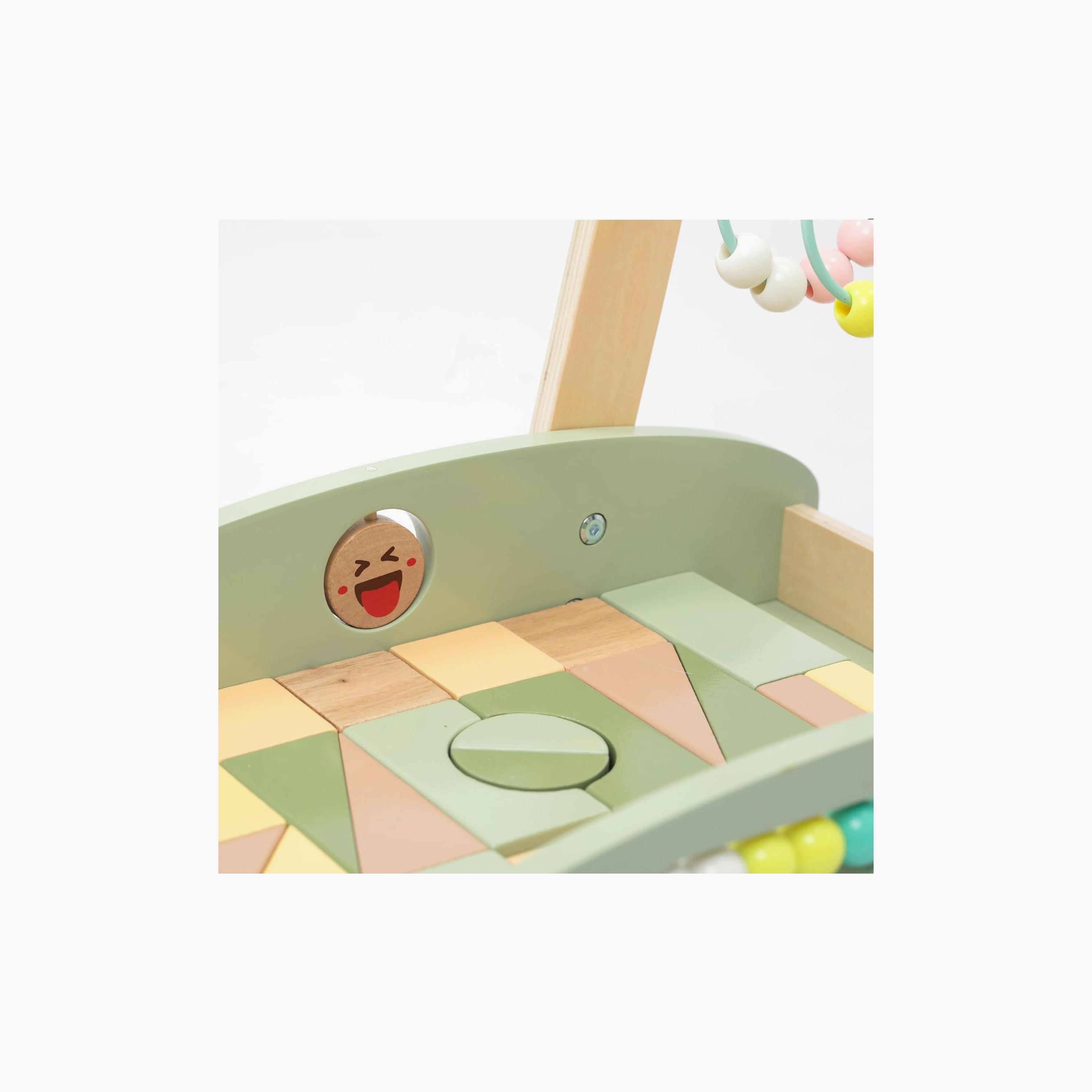 Factory Price Enzo 5 in 1 Learning Wooden Baby Walker with Activity Center-baby-infantactivity-walkers-image-5
