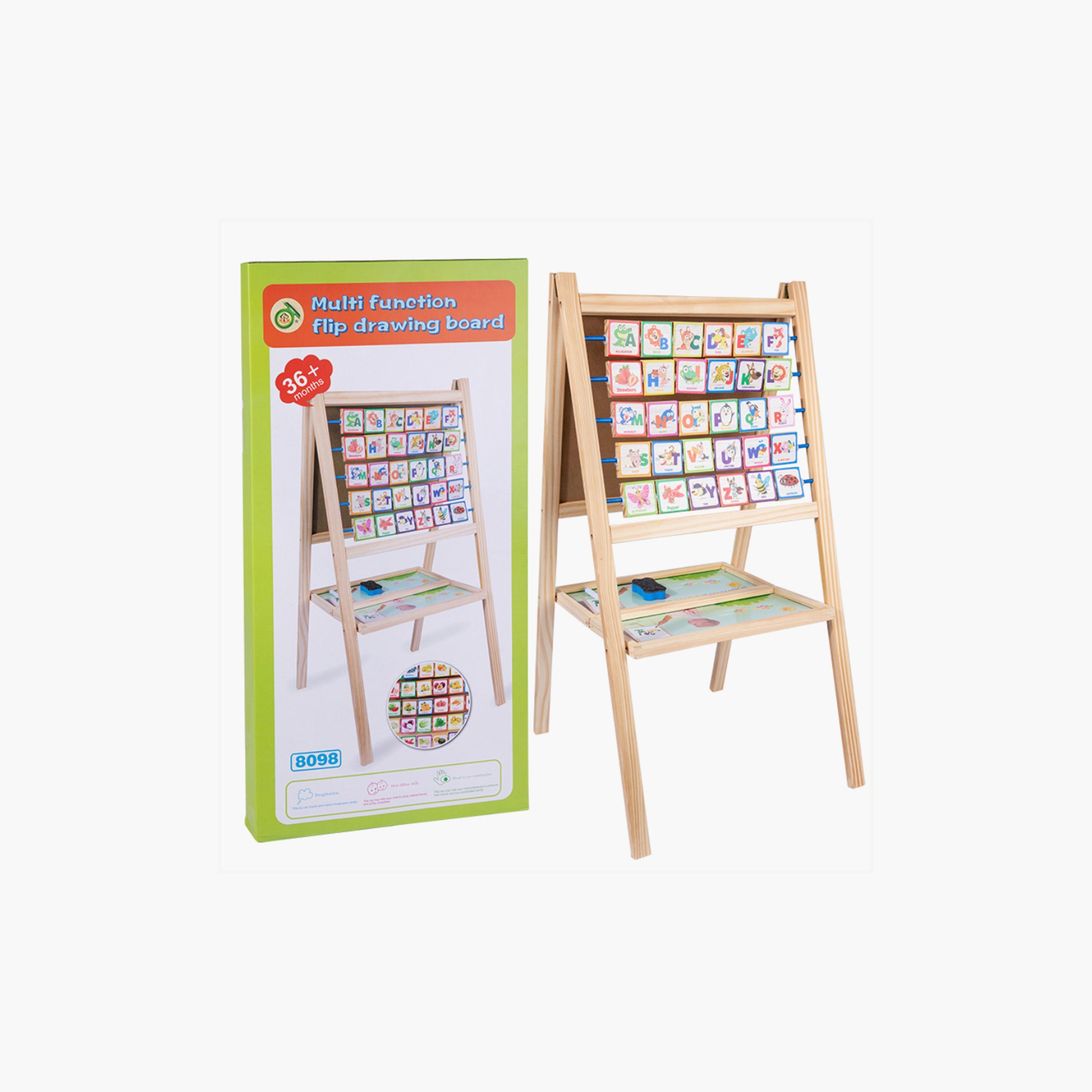 Factory Price Kids Double Sided Magnetic Wooden Easel Board - Alphabets-toys-babyandtoddlertoys-learningtoys-image-5