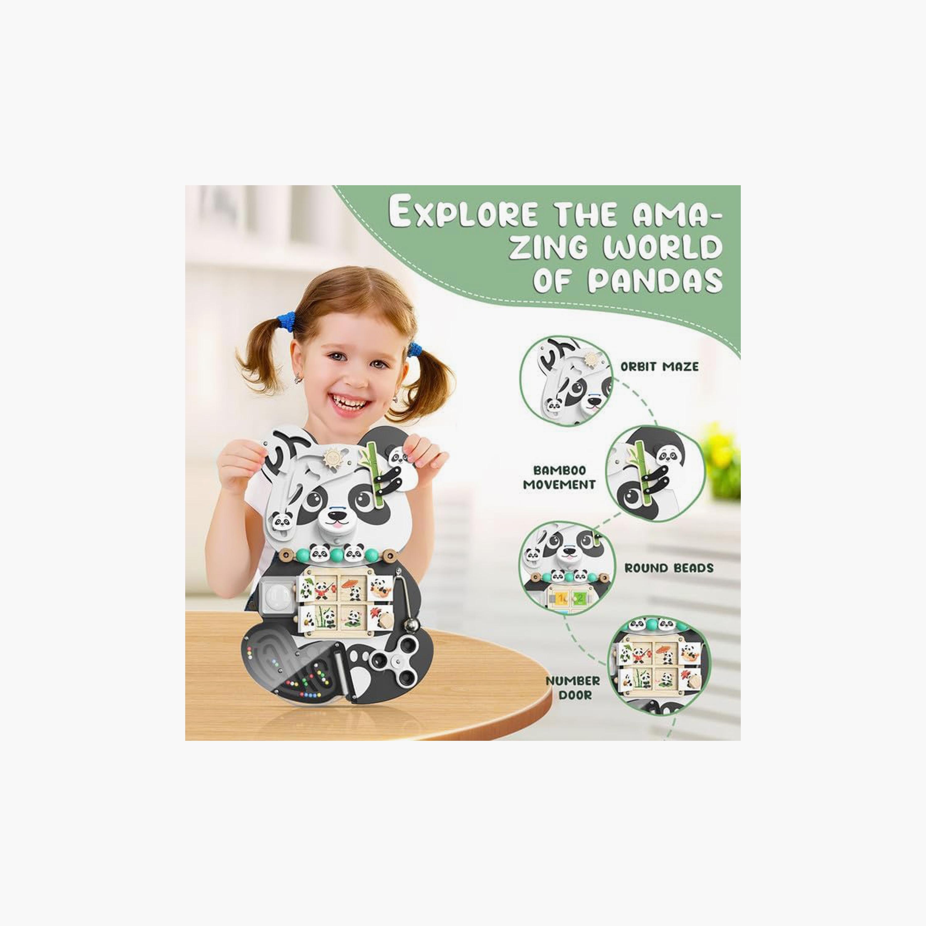 لوح خشبي كبير متعدد الوظائف 9 في 1 - الباندا من فاكتوري برايس-toys-babyandtoddlertoys-learningtoys-image-5