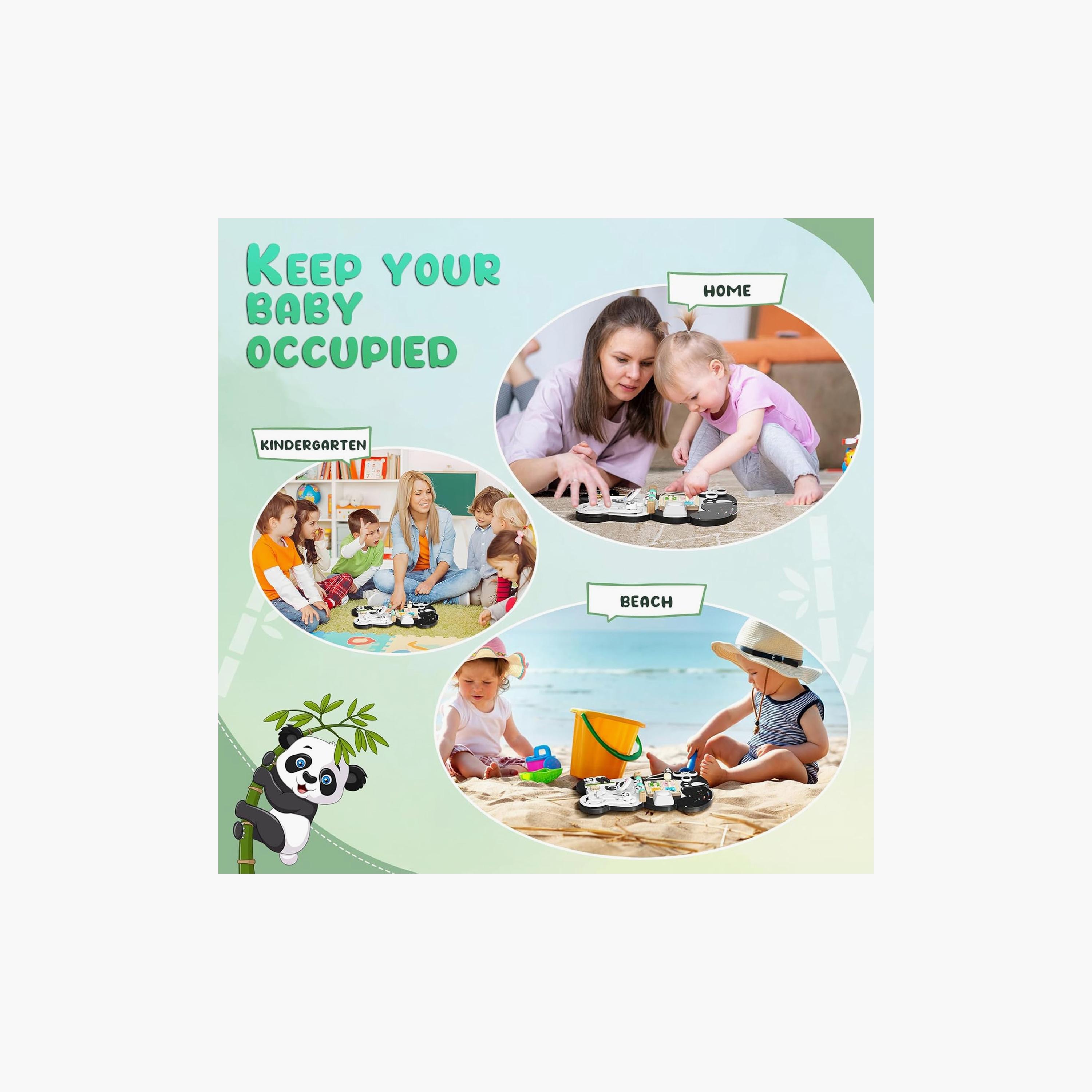 لوح خشبي كبير متعدد الوظائف 9 في 1 - الباندا من فاكتوري برايس-toys-babyandtoddlertoys-learningtoys-image-8