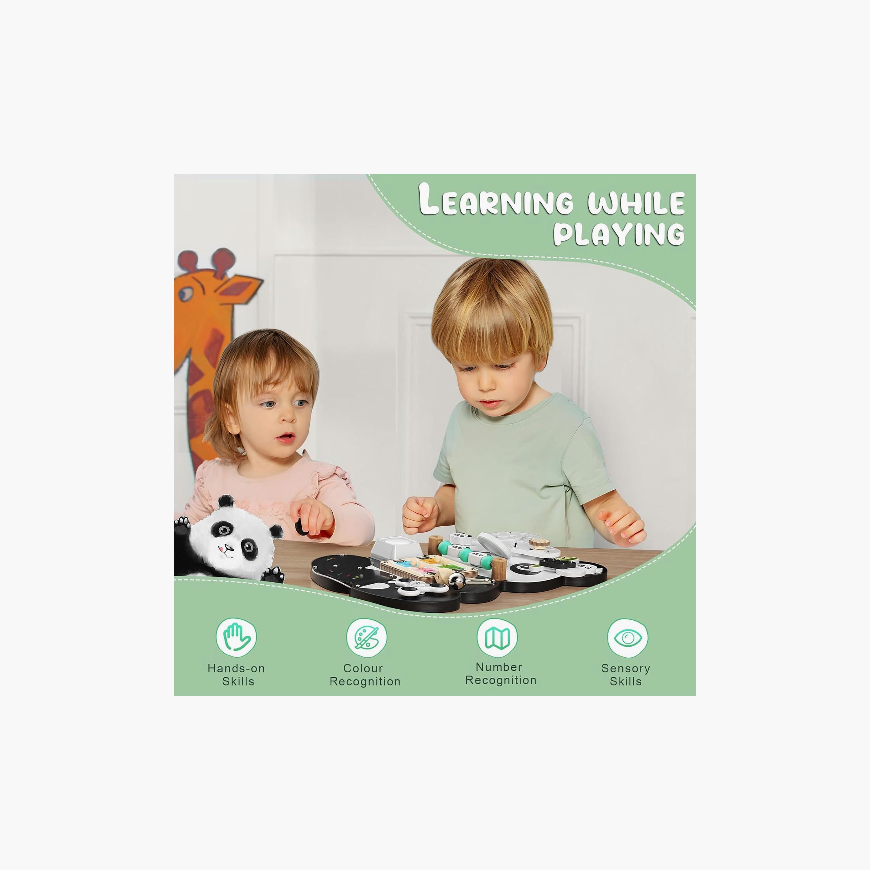 لوح خشبي كبير متعدد الوظائف 9 في 1 - الباندا من فاكتوري برايس-toys-babyandtoddlertoys-learningtoys-image-9