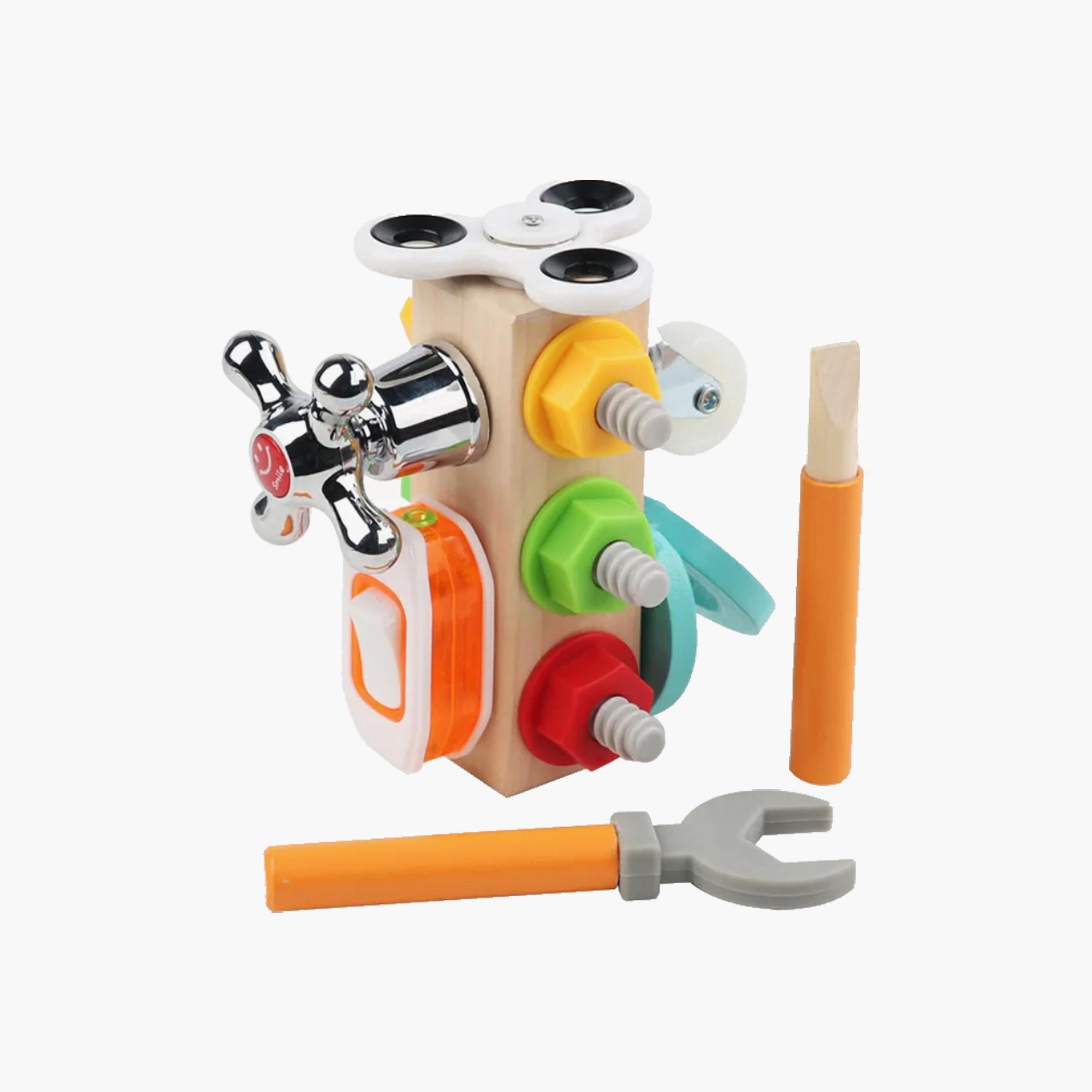 Factory Price 7 in 1 Wooden Sensory Tool Kit with Various Activity-toys-babyandtoddlertoys-learningtoys-image-1