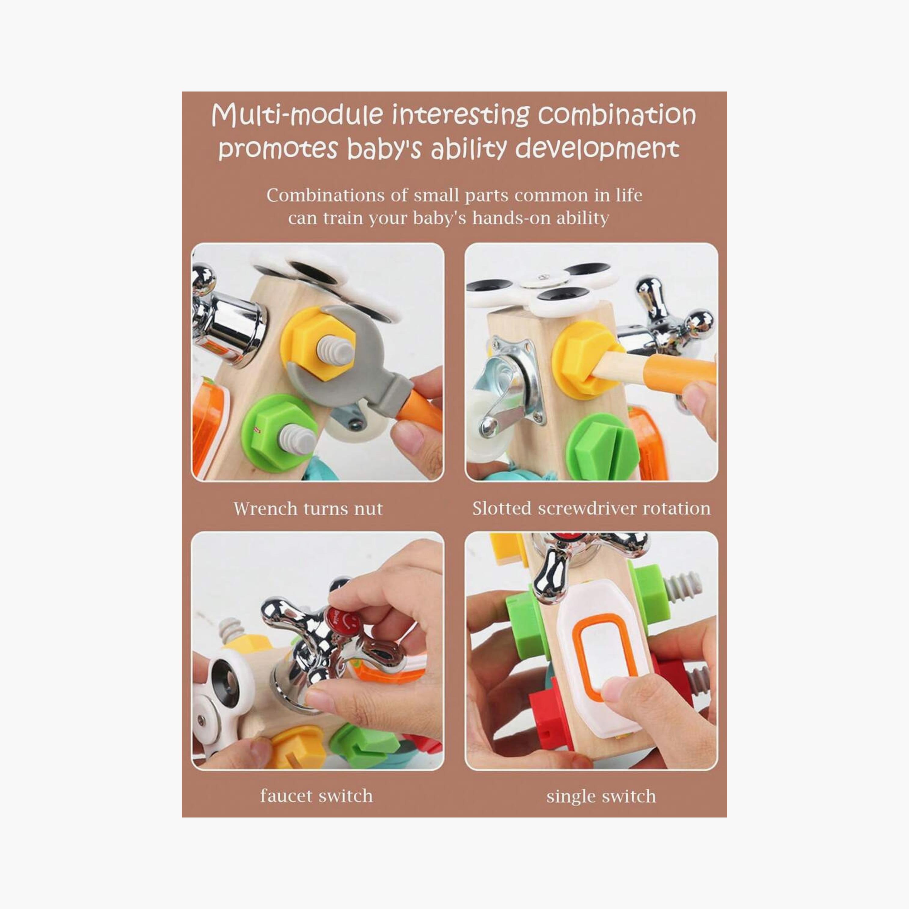 Factory Price 7 in 1 Wooden Sensory Tool Kit with Various Activity-toys-babyandtoddlertoys-learningtoys-image-6